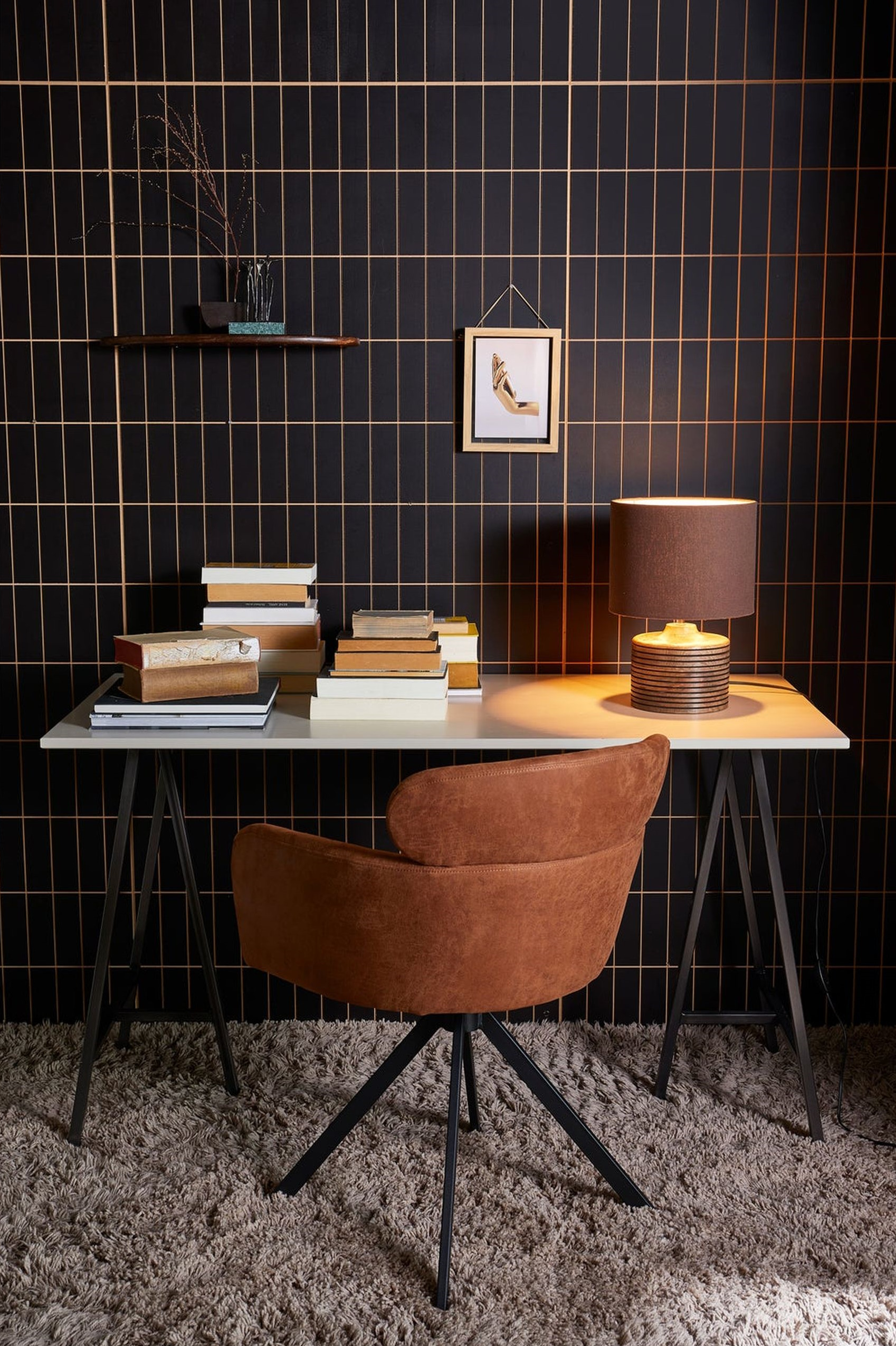 2er Set Retro Esszimmerstuhl Bürostuhl Fenne Drehbar Kunstleder Cognac 2er Set Retro Esszimmerstuhl Bürostuhl Fenne Drehbar Kunstleder Cognac