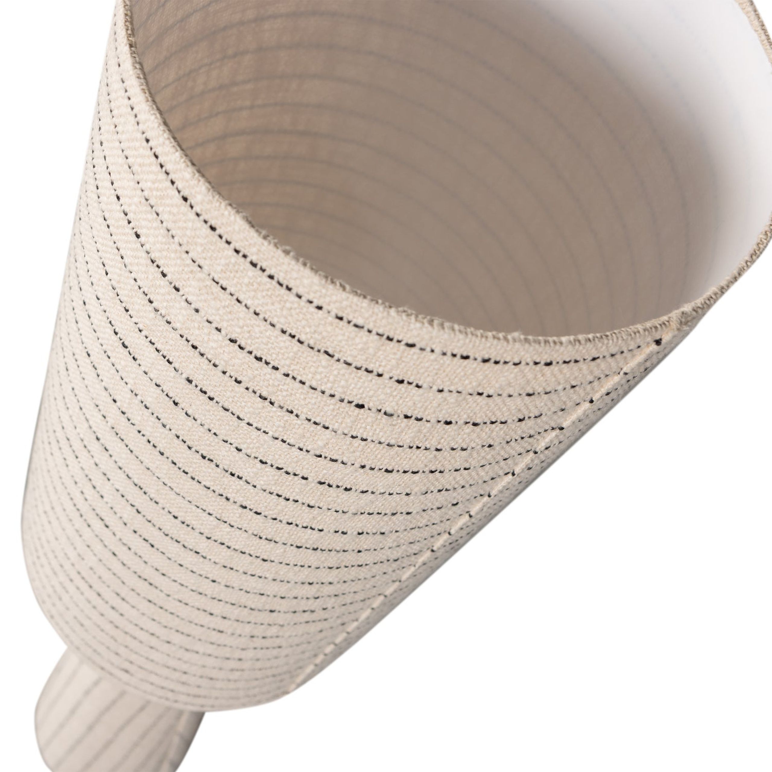 Retro Stehlampe Loft Bouclé Stripes Natur 130 cm Retro Stehlampe Loft Bouclé Stripes Natur 130 cm