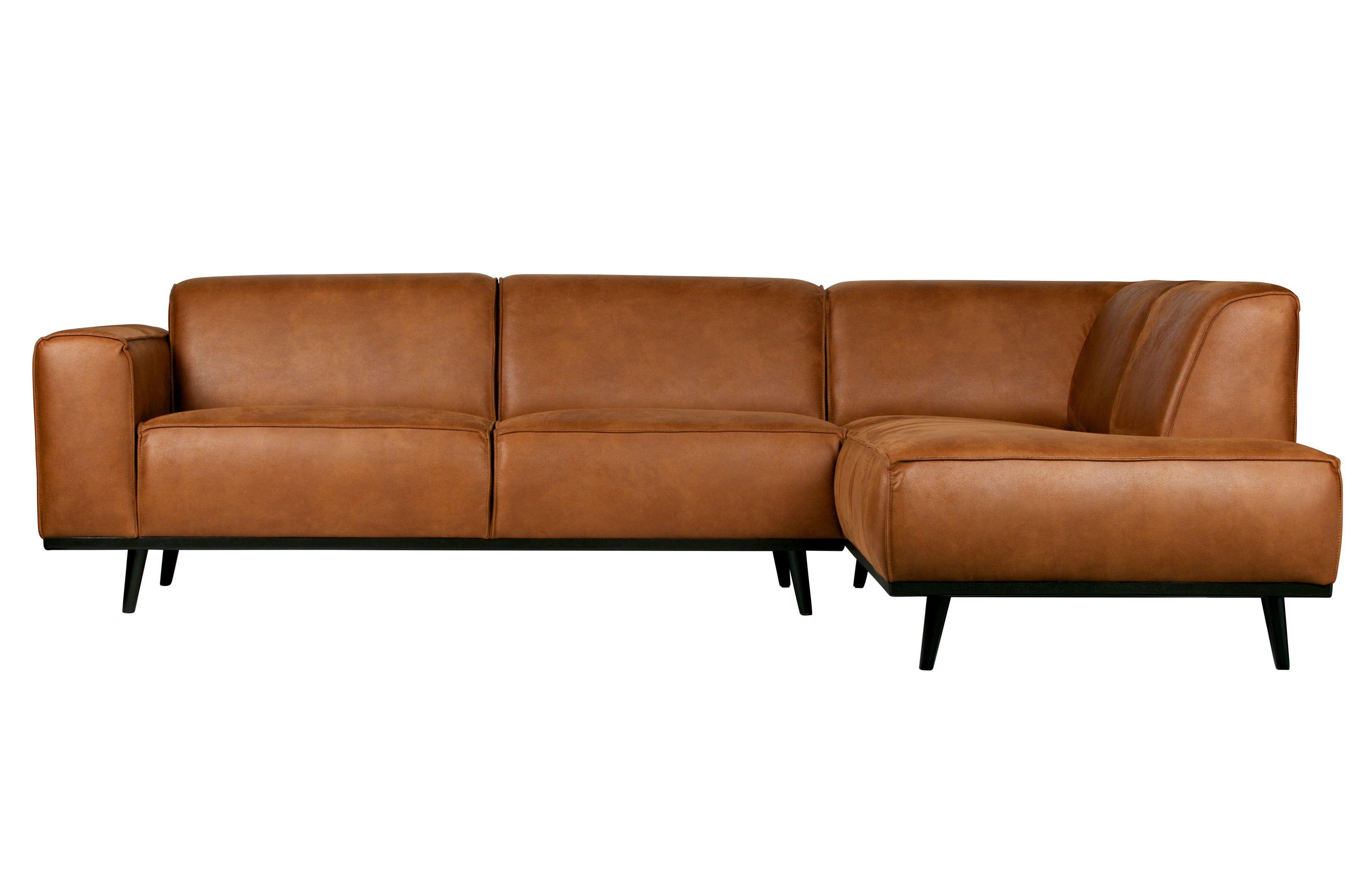 Ecksofa Recycle Leder Statement Cognac Rechts oder Links 274 x 210