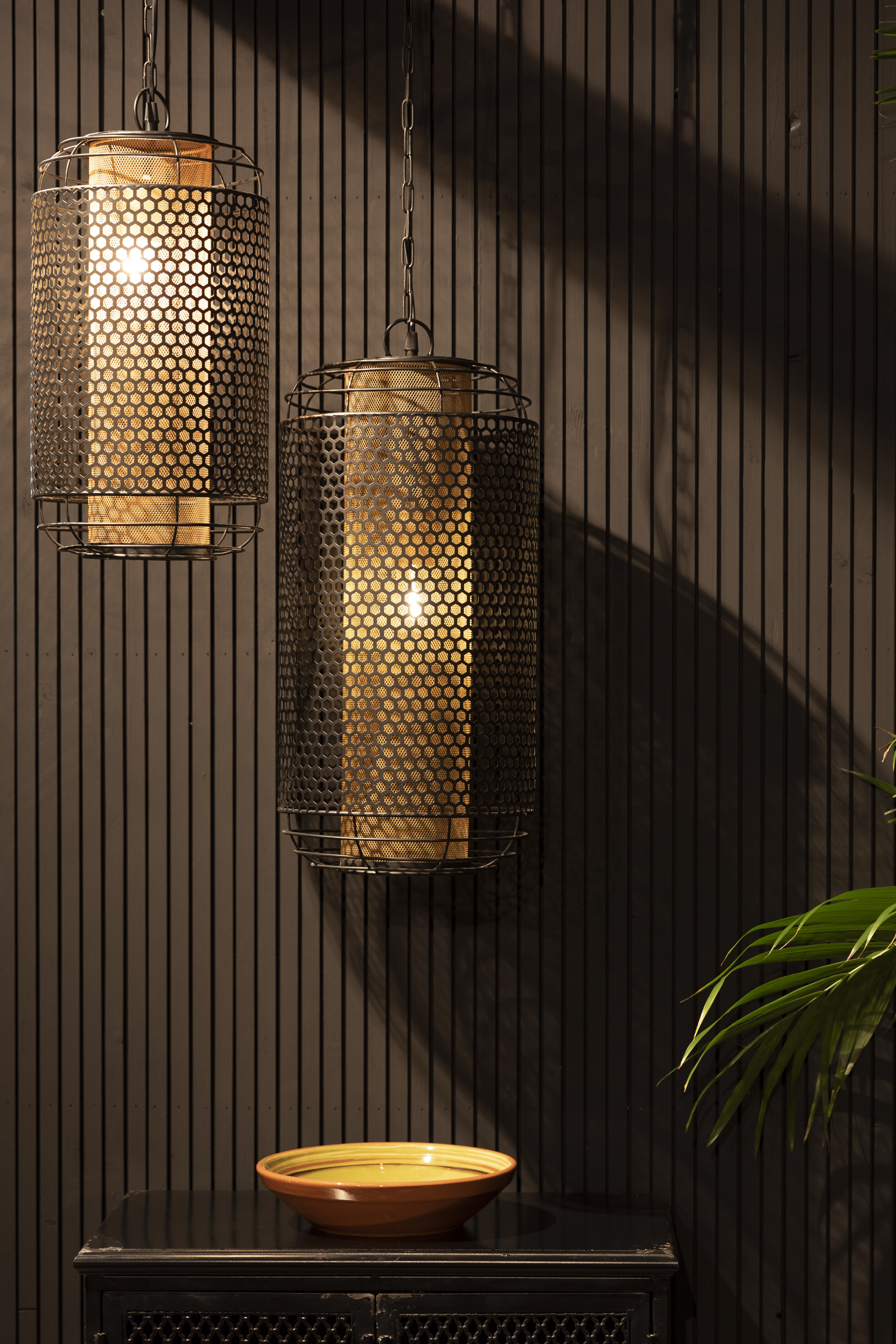 DutchBone Vintage Hängelampe Archer Lochstahl Large