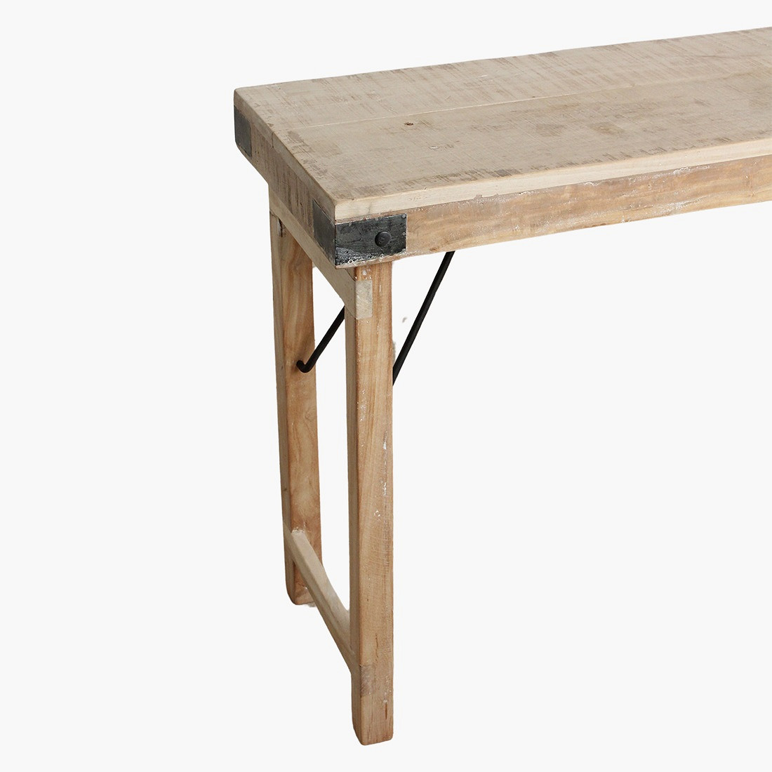 Esstisch Outdoortisch Konsoltisch Vintage Klapptisch Limewash 170/40 Esstisch Outdoortisch Konsoltisch Vintage Klapptisch Limewash 170/40