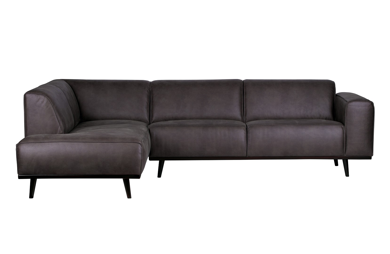 8714713071289 Ecksofa Recycle Leder Statement Dunkelgrau Links 274 x 210