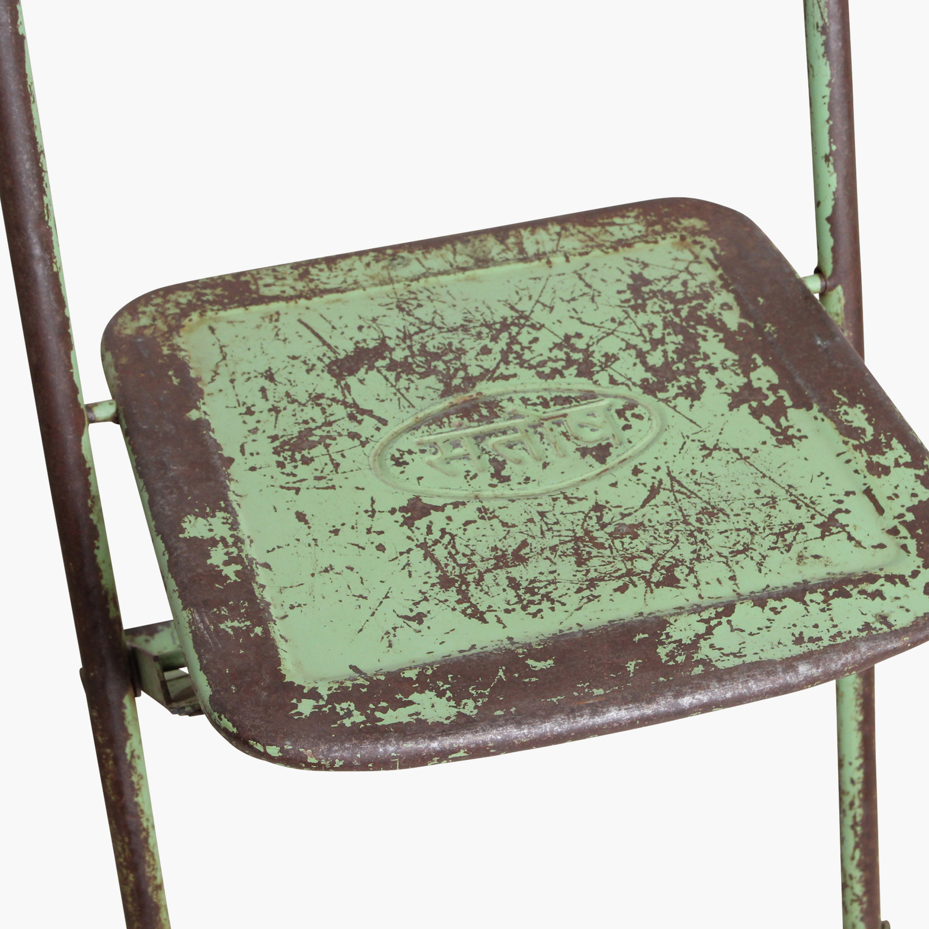 Vintage Klappstuhl Easy Balkonstuhl Esszimmerstuhl Hellgrün Outdoor