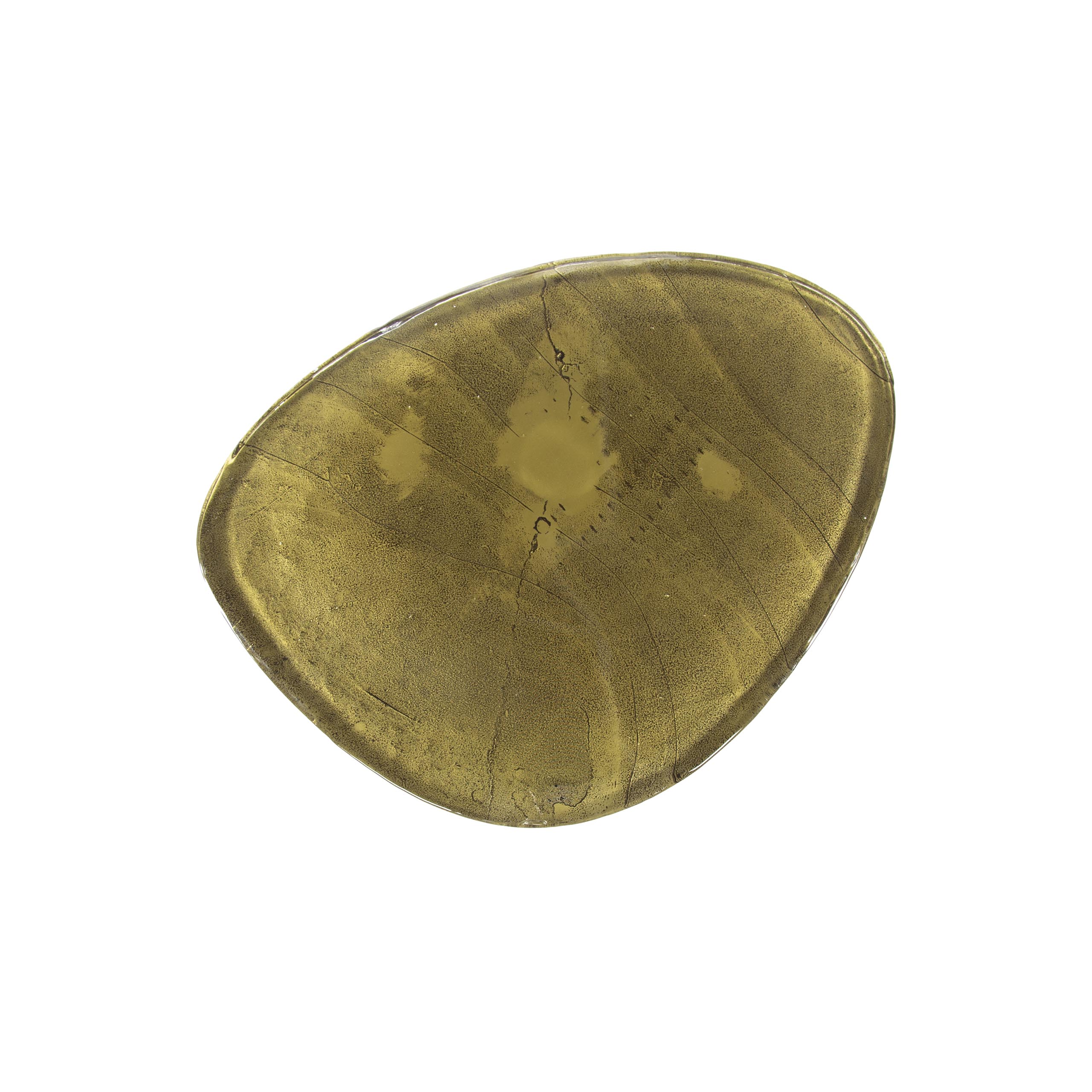 Retro Beistelltische Eclipse Glas Metall Dreibeinig Antik-Gold M Retro Beistelltische Eclipse Glas Metall Dreibeinig Antik-Gold M