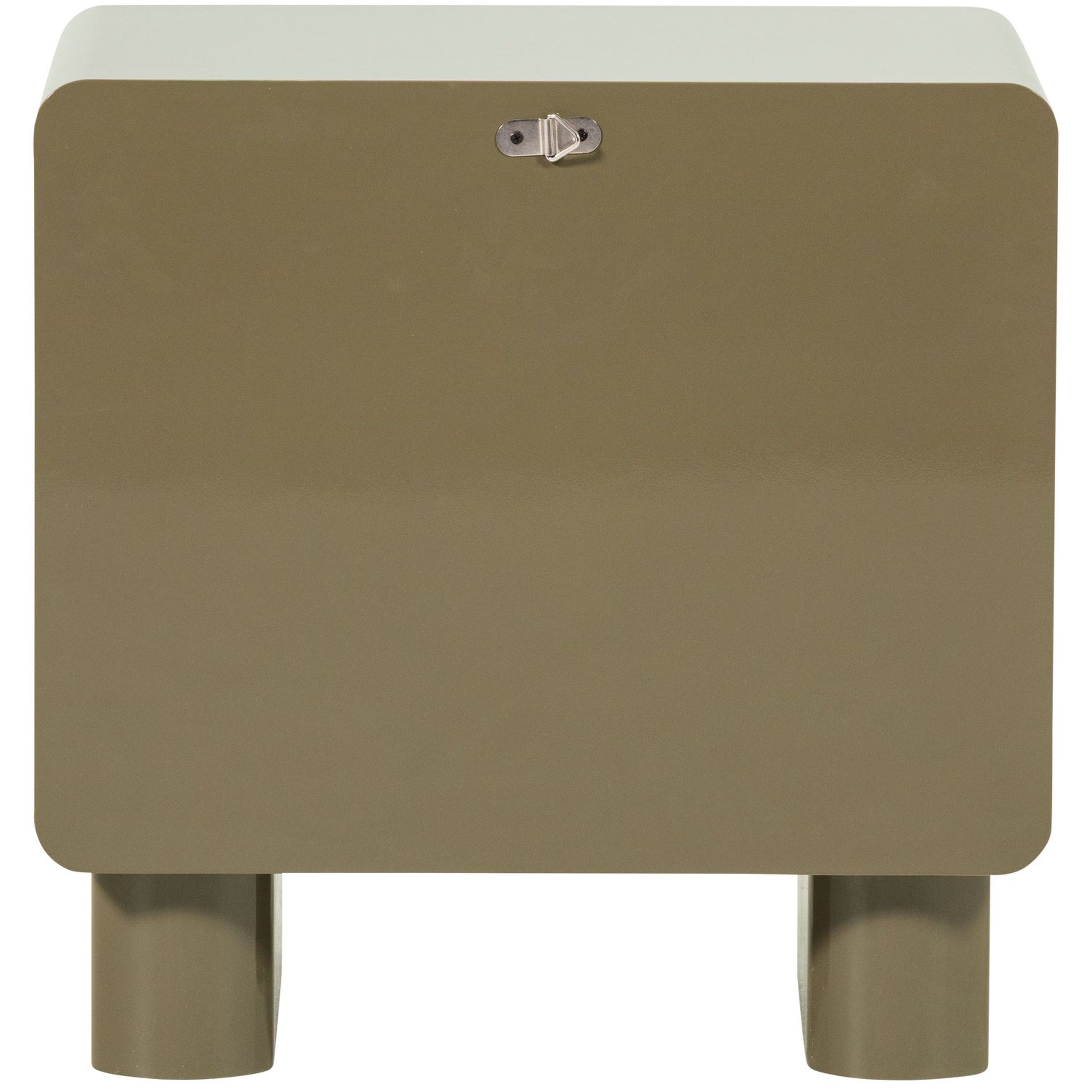 Retro Nachttisch Lustra Hochglanz-Finish Grün