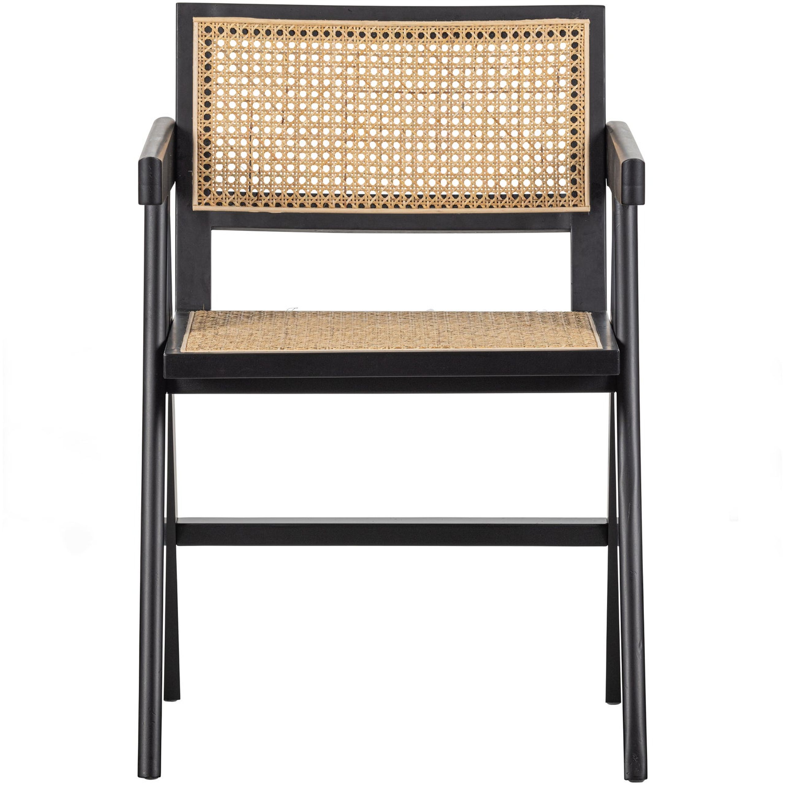 Esstischstuhl Esszimmerstuhl Armlehnstuhl Gunnar Rattan schwarz Esstischstuhl Esszimmerstuhl Armlehnstuhl Gunnar Rattan schwarz