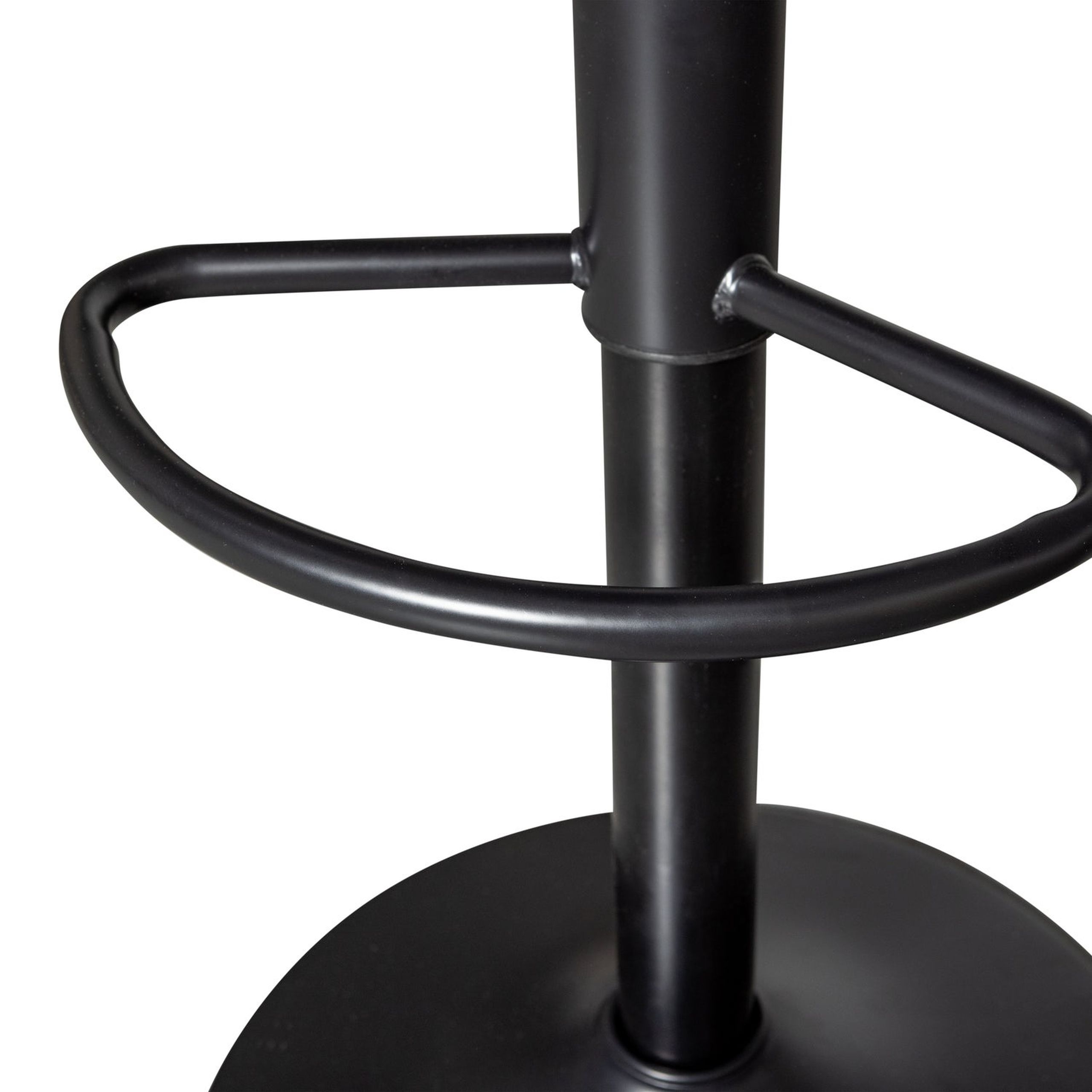 Retro Barhocker Isaac Metall höhenverstellbar Schwarz Retro Barhocker Isaac Metall höhenverstellbar Schwarz