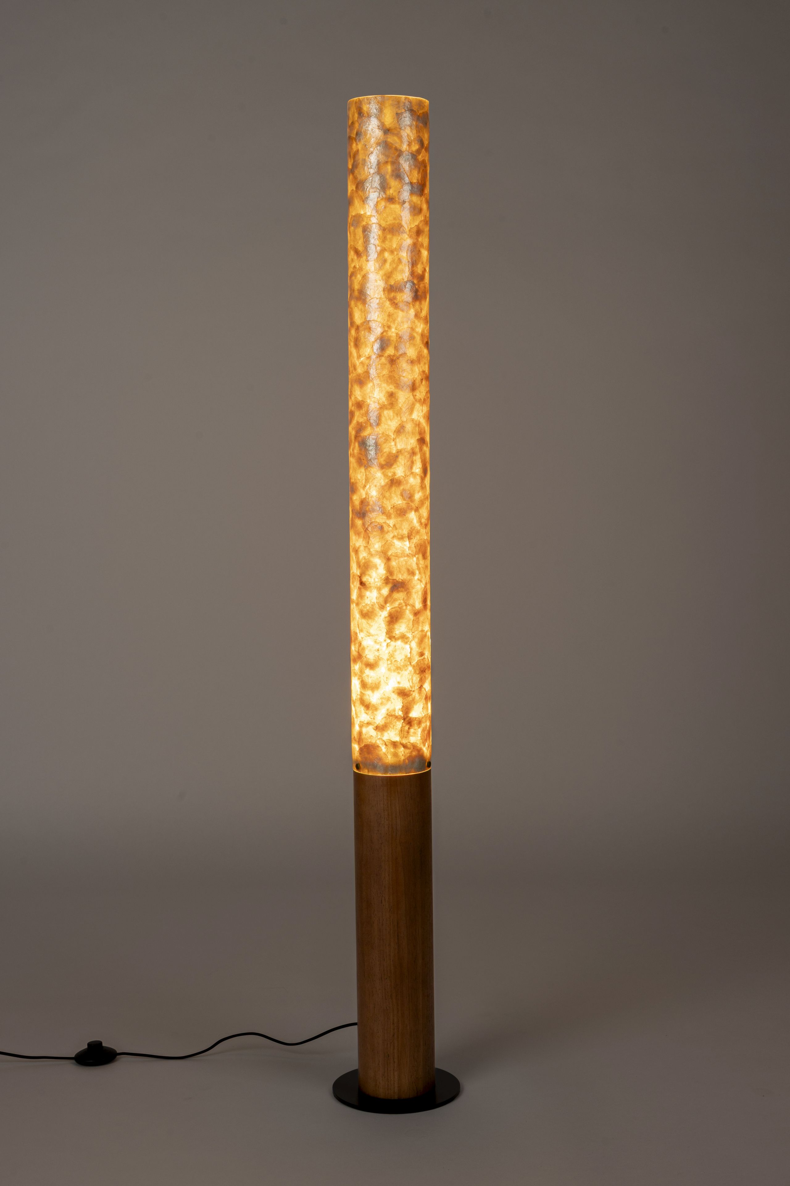 Mid-Century Stehlampe Beam Eichenholz
