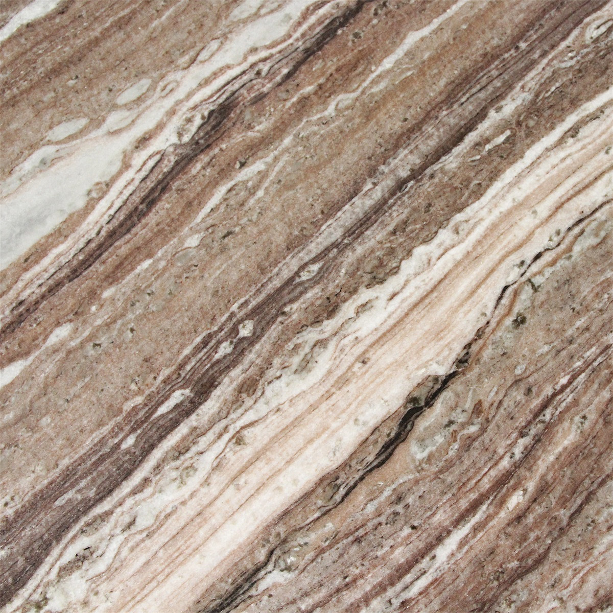 Retro Couchtisch Marble Marmor Holz Oval Grau/Braun