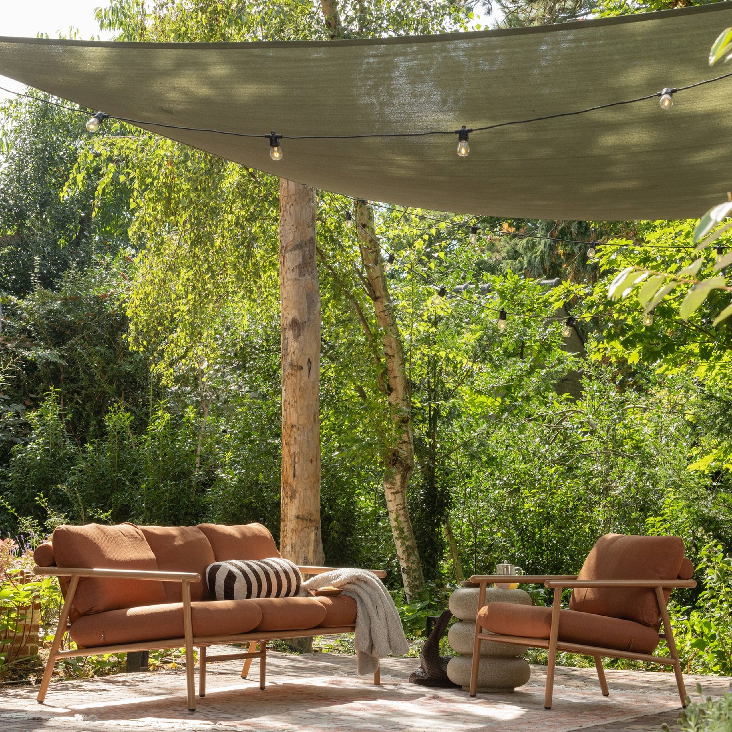 Outdoor Gartenlounge Serie Cavero Terra 3-Sitzer