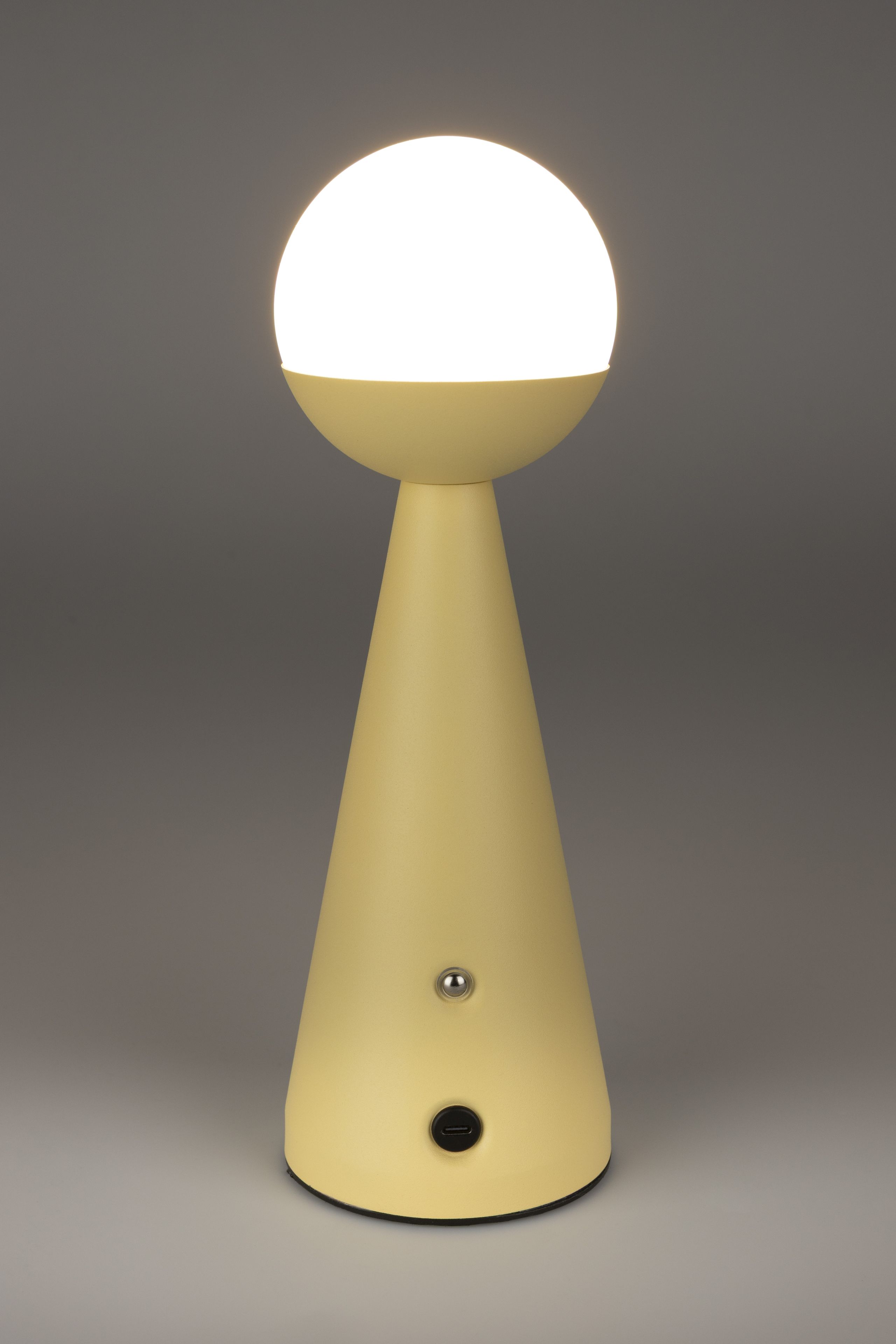 Retro LED Tischlampe Bello dimmbar Mid-Century-Design Lemon