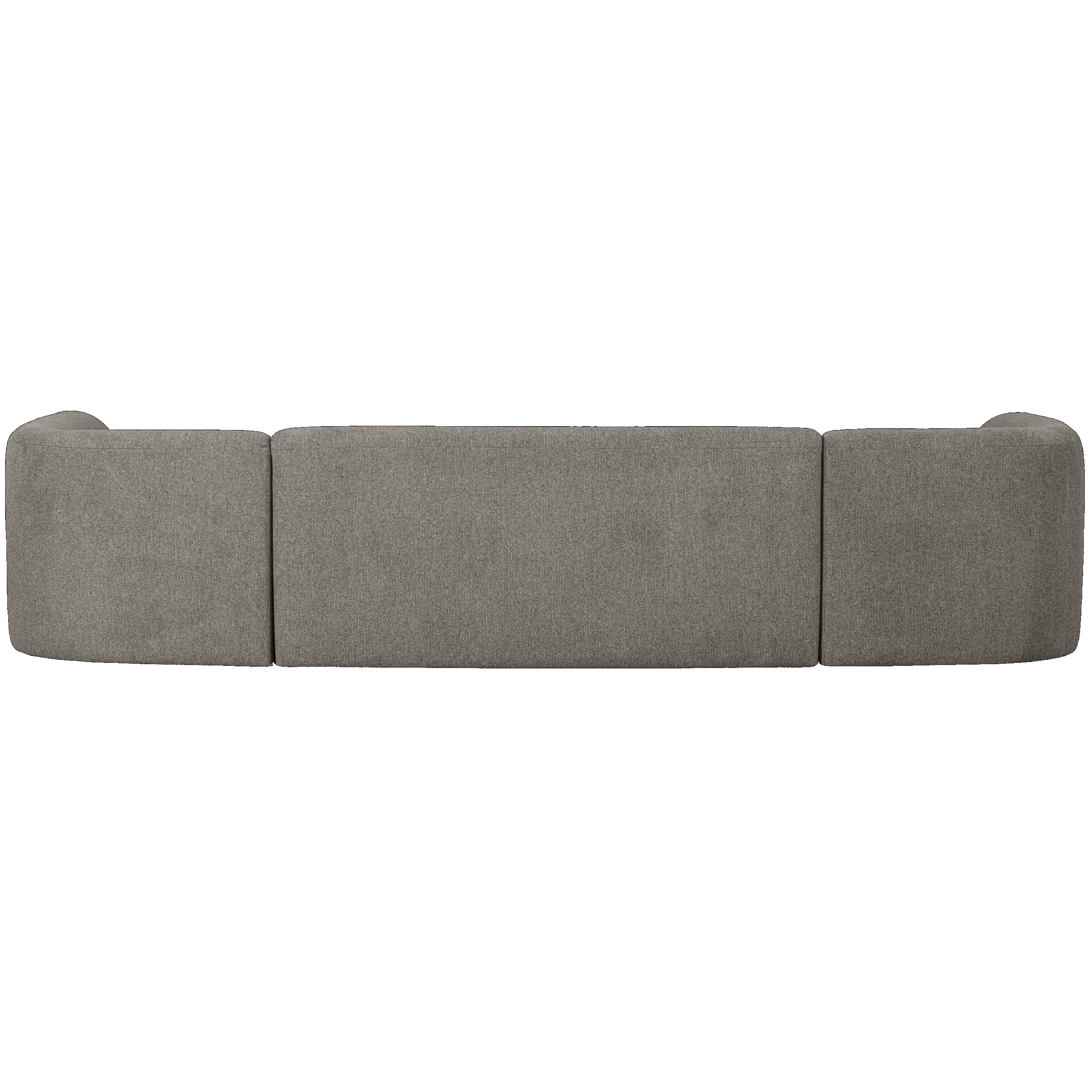 Retro Sofa Couch Sloping U-Form Organic vier Farben