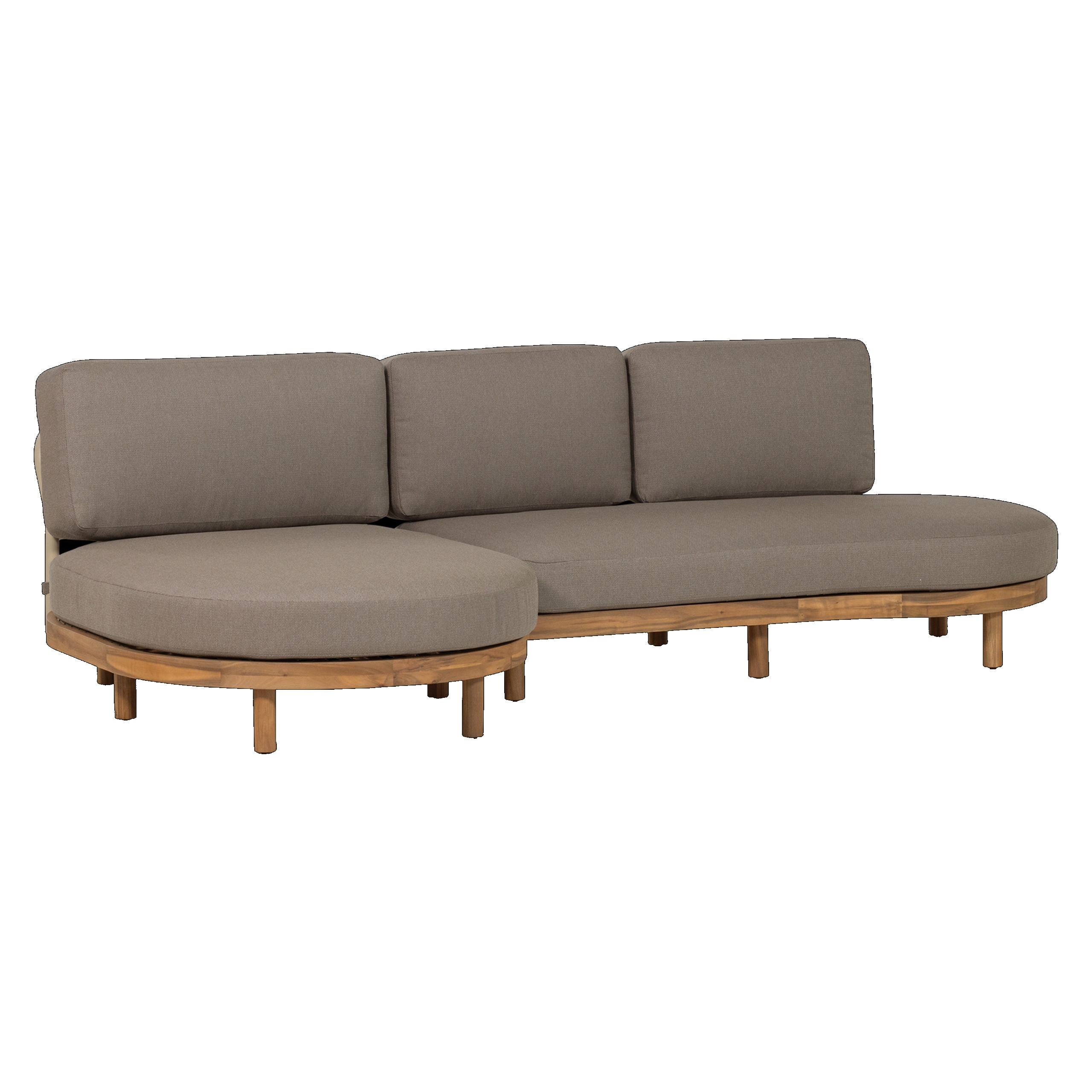 Outdoor Gartenlounge Gartensofa 4-Sitzer Zinto links 300 cm