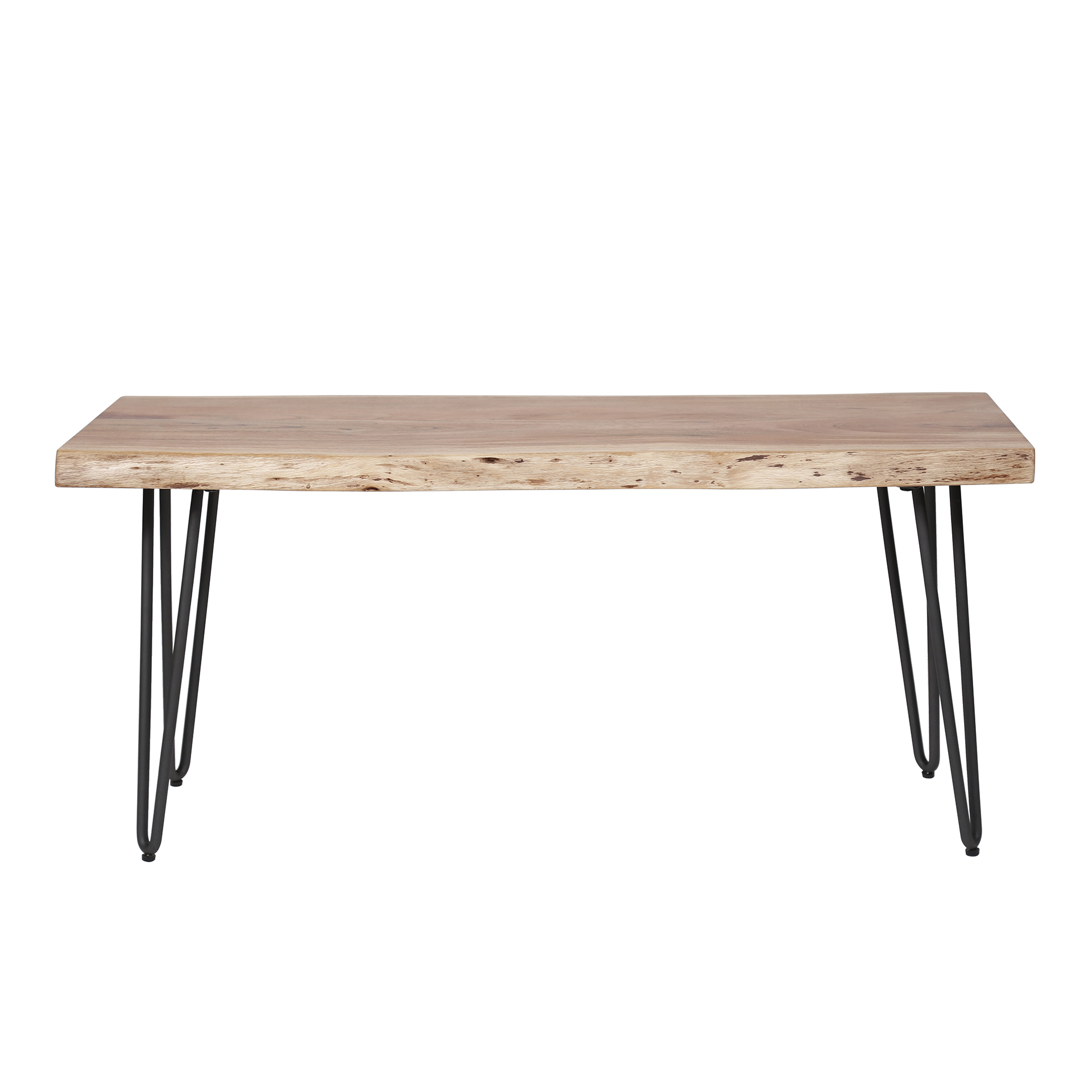 Esstischbank Sitzbank Palu Industrial Massivholz Baumkante 100 
