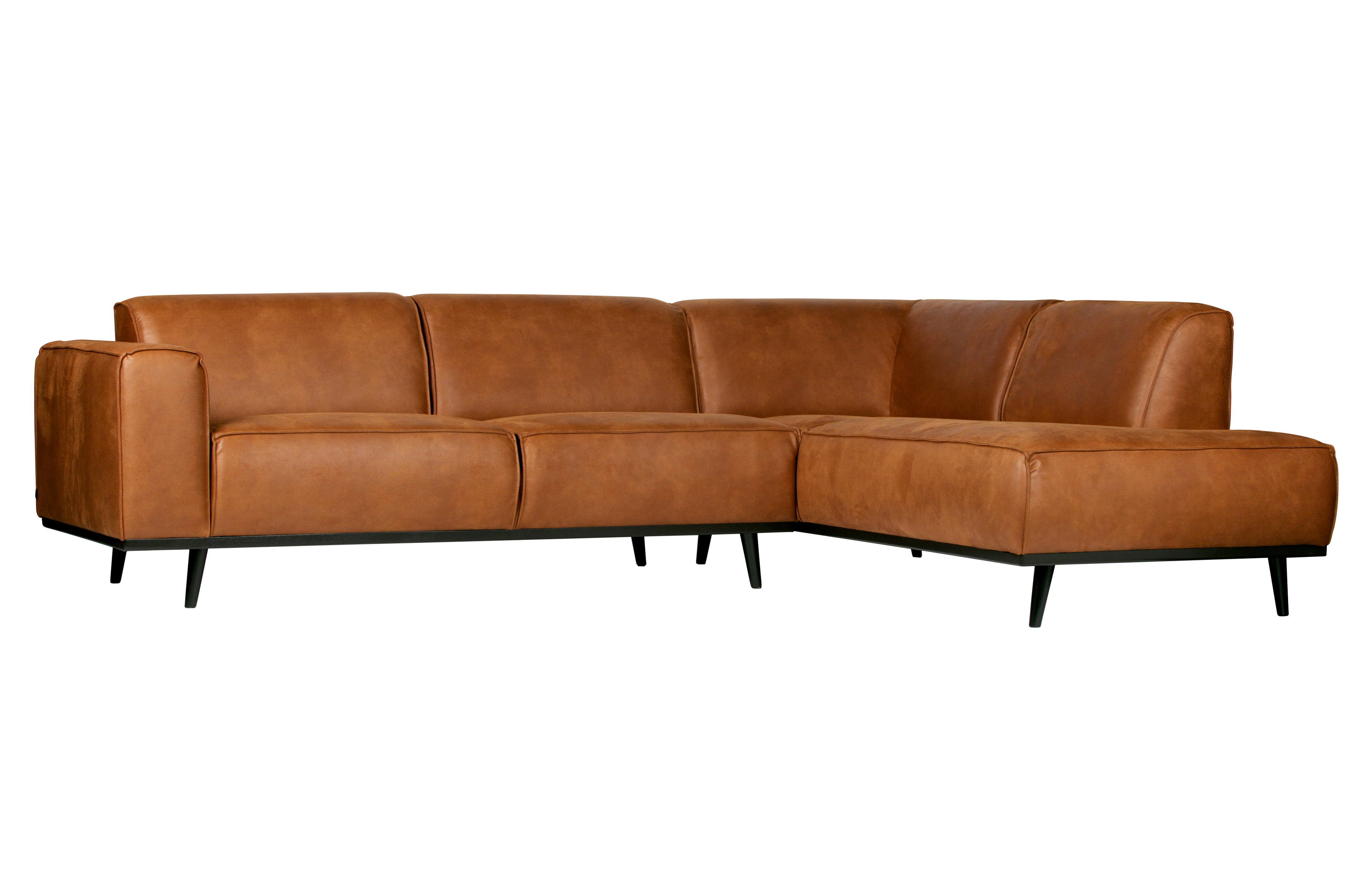 Ecksofa Recycle Leder Statement Cognac Rechts oder Links 274 x 210