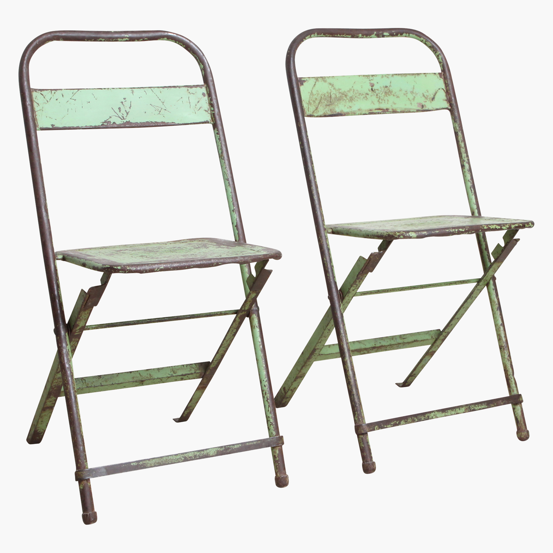 Vintage Klappstuhl Easy Balkonstuhl Esszimmerstuhl Hellgrün Outdoor