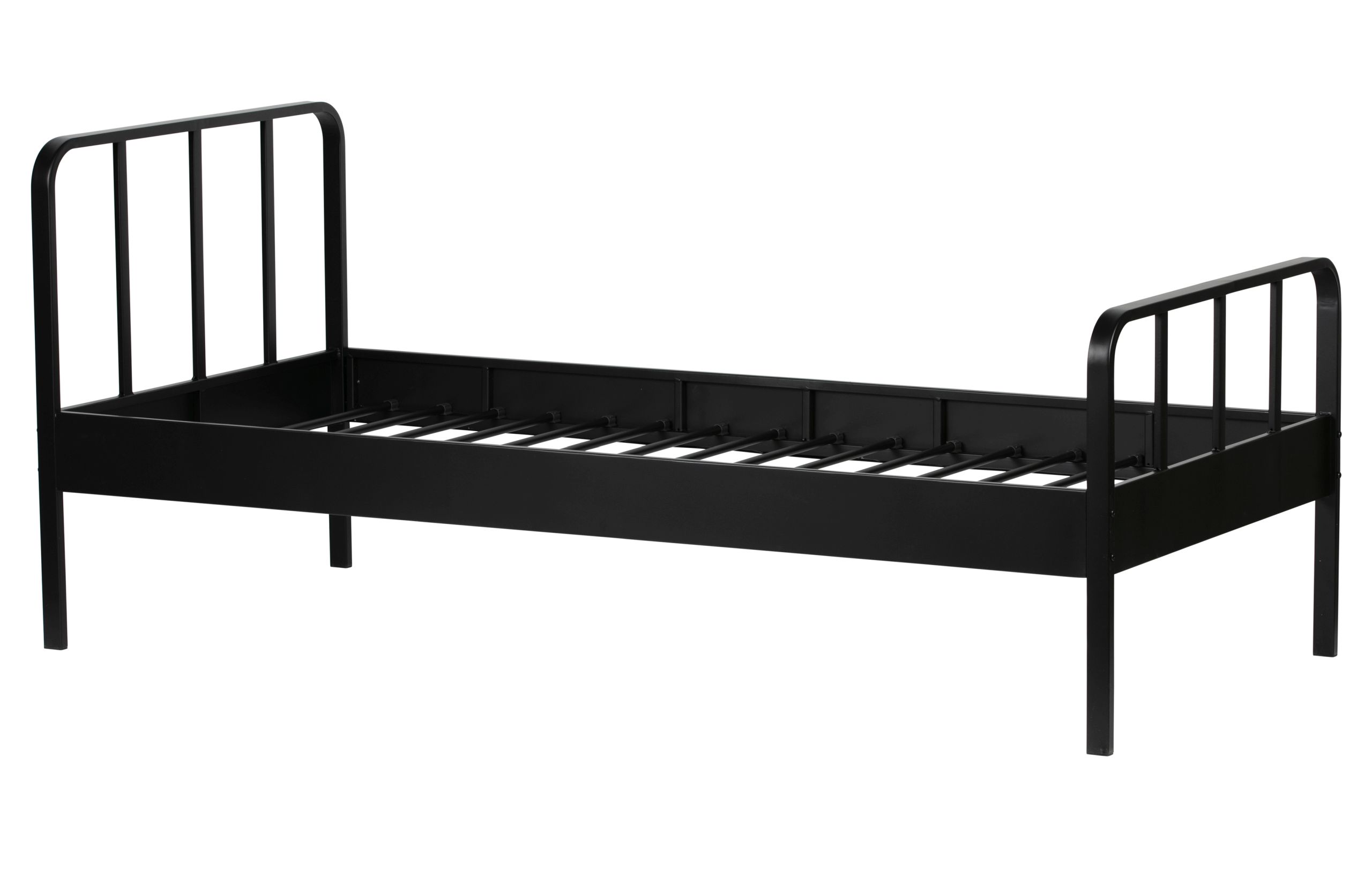 8714713093229_5 Industrial Bett Jugendbett Mees Metall 2 Farben 90 x 200 cm