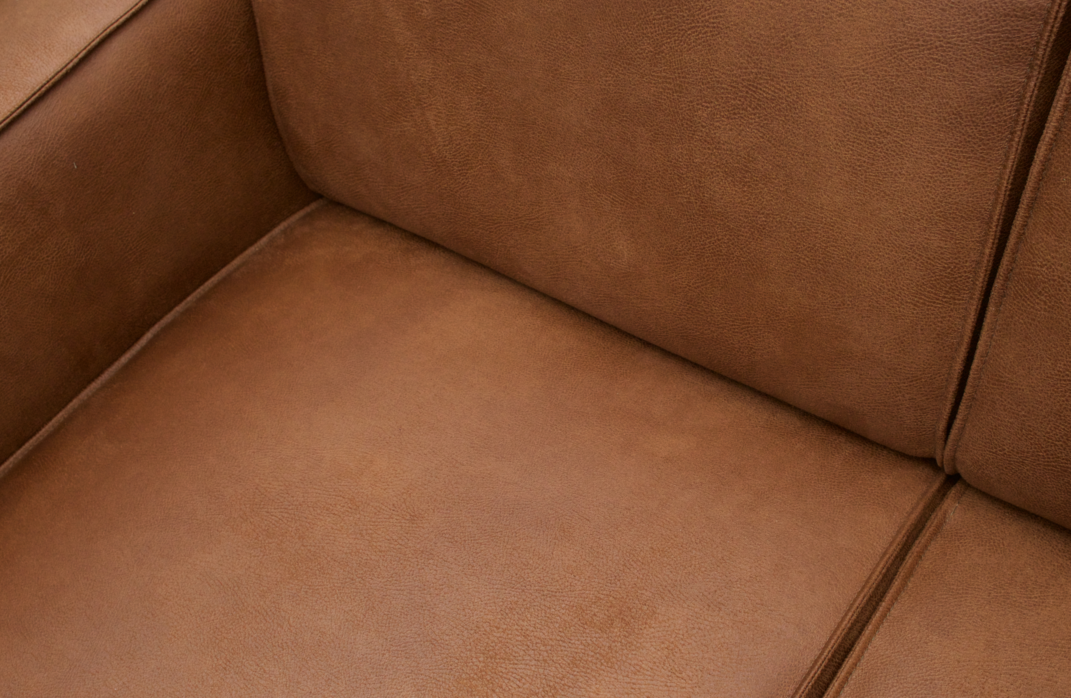 Ecksofa Recycle Leder Statement Cognac Rechts oder Links 274 x 210