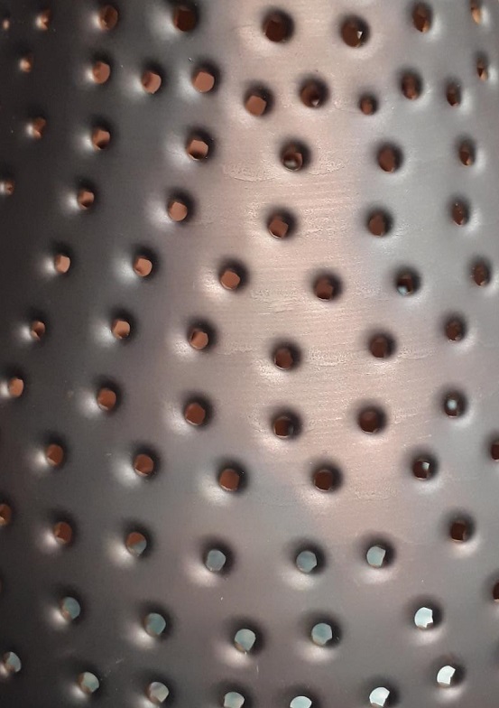 Hängelampe Vintage Tropfen Industrial Dots 7 Schirme Ø 15cm