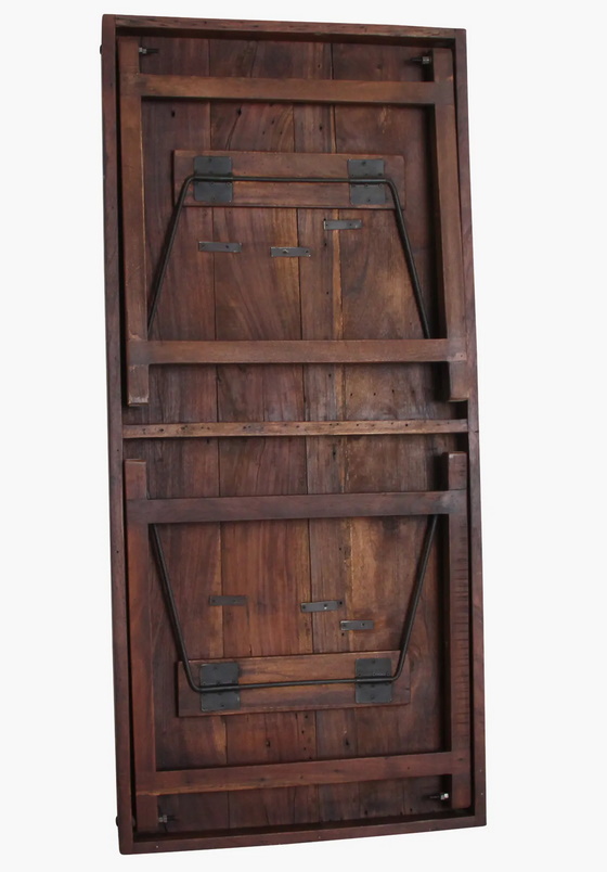 Esstisch Outdoortisch 165/70 Markttisch Vintage Klapptisch Braun