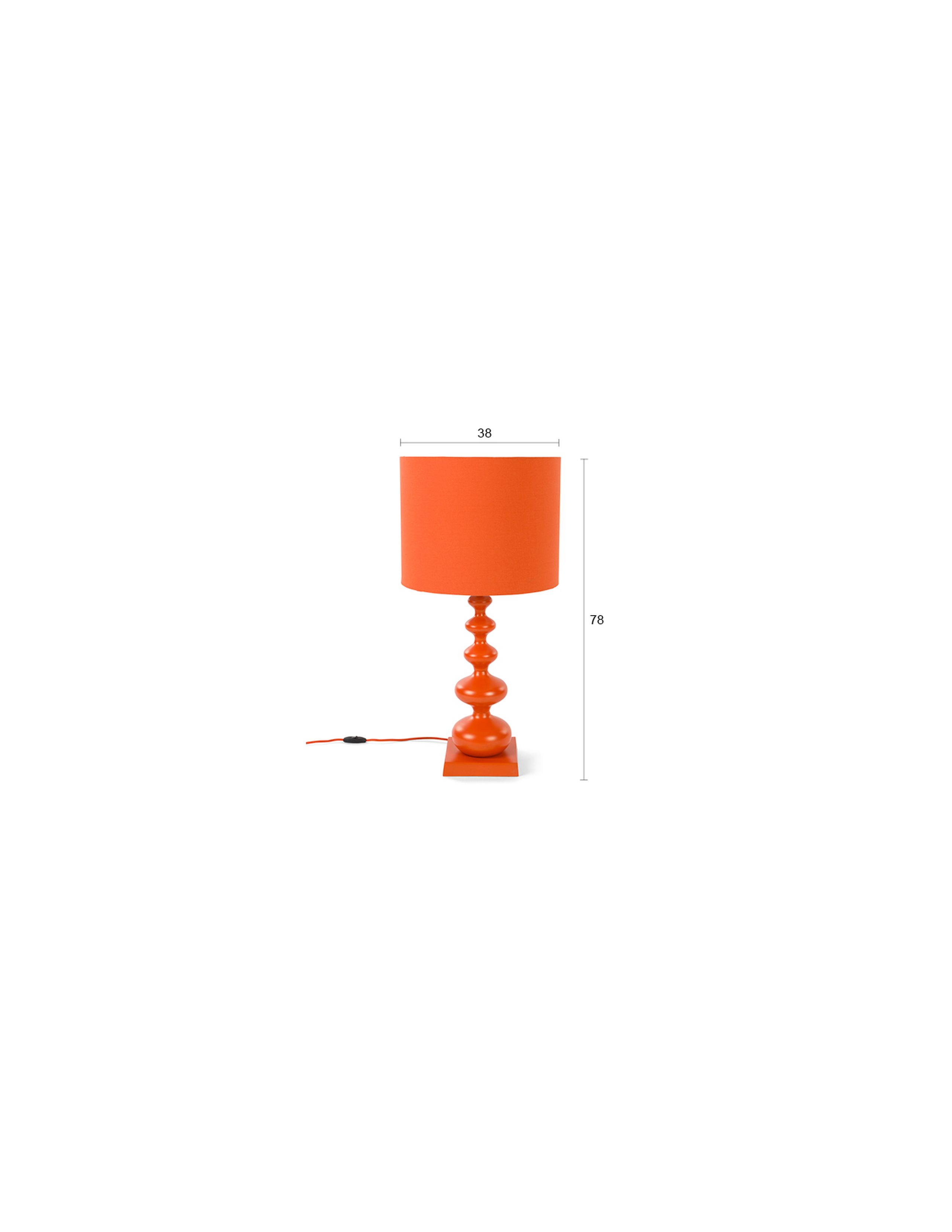 Retro Tischlampe When Orange Is King Retro Tischlampe When Orange Is King