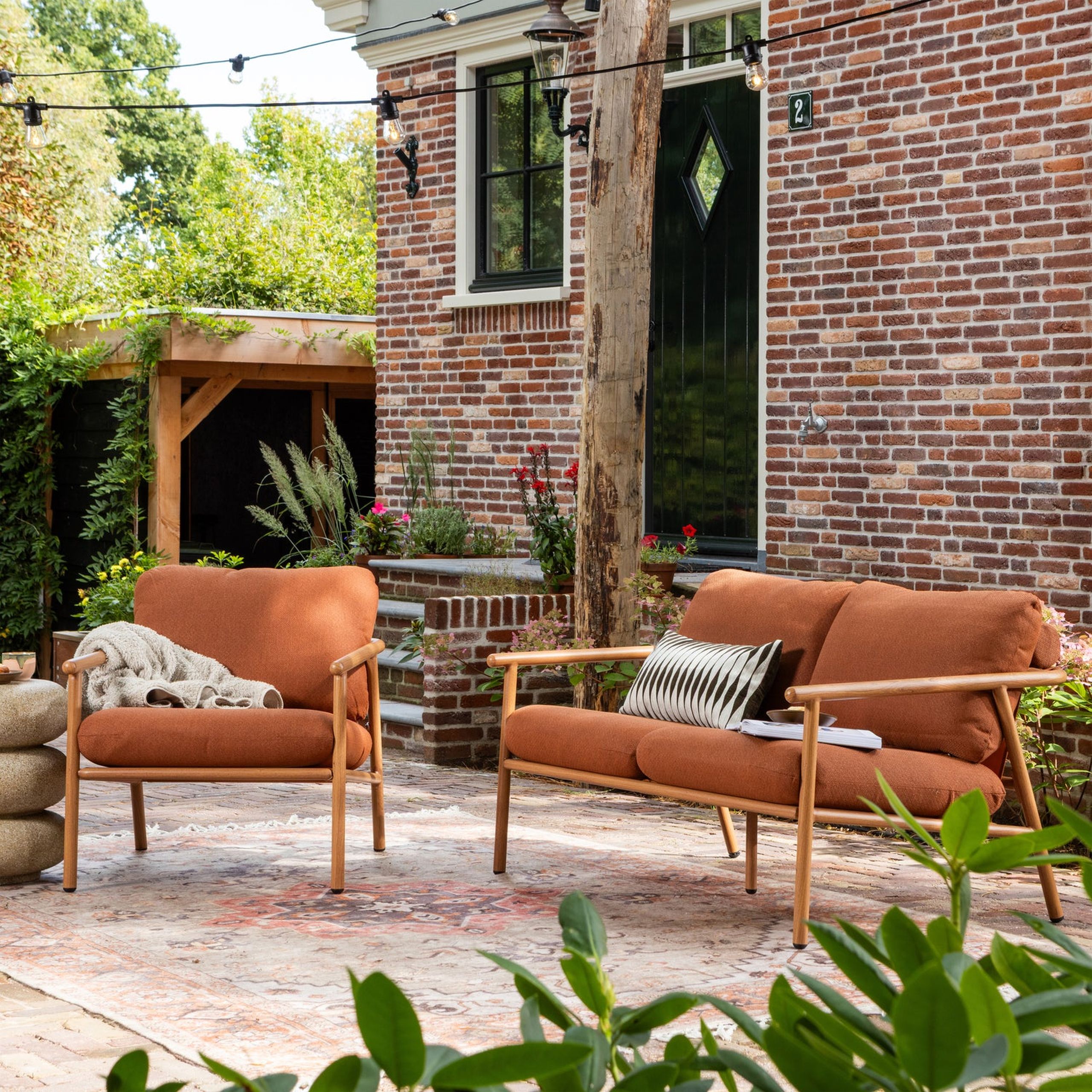Outdoor Gartenlounge Serie Cavero Terra Sessel