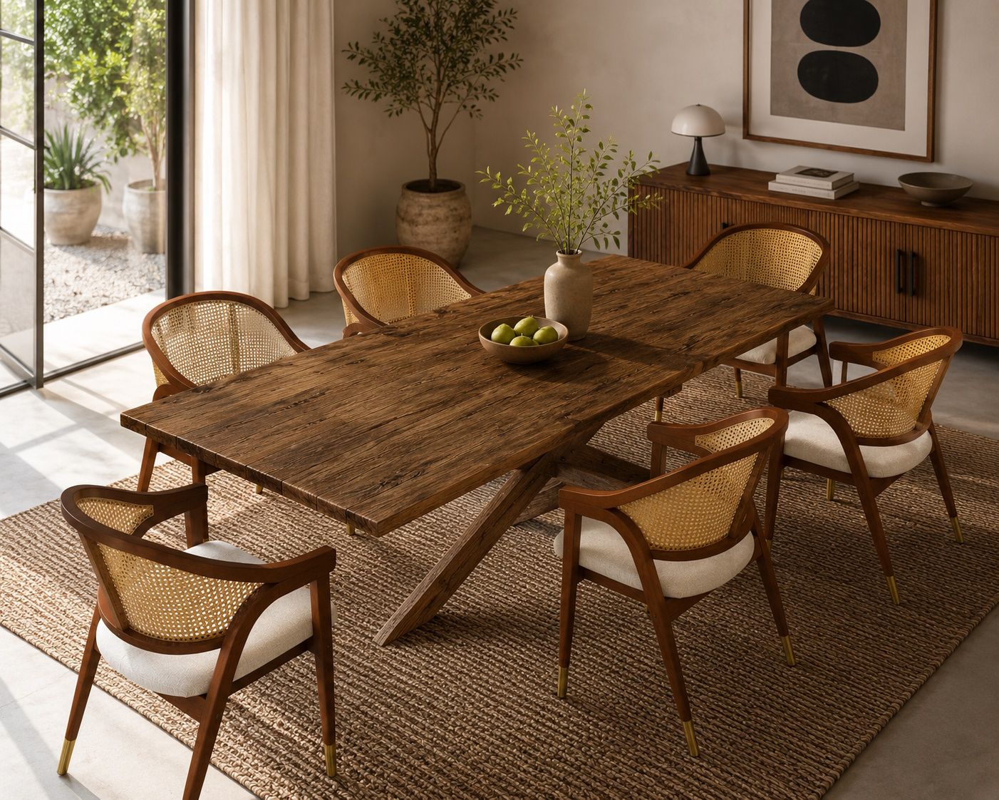 Esstisch Outdoortisch Teakholzplanken Massiv 250/100/6