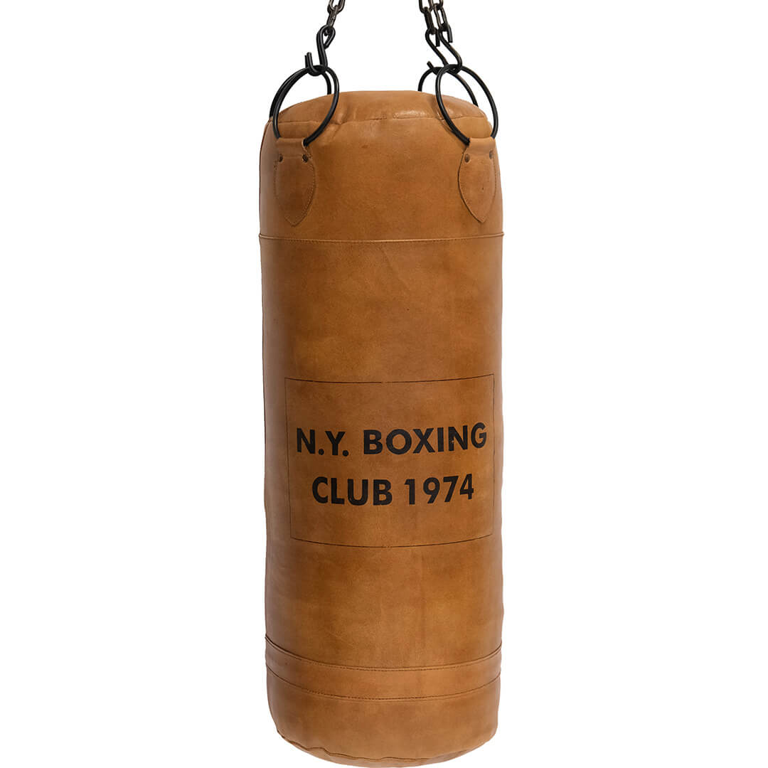 MA1214-1 Retro Boxsack Tyson aus Leder Vintage Look