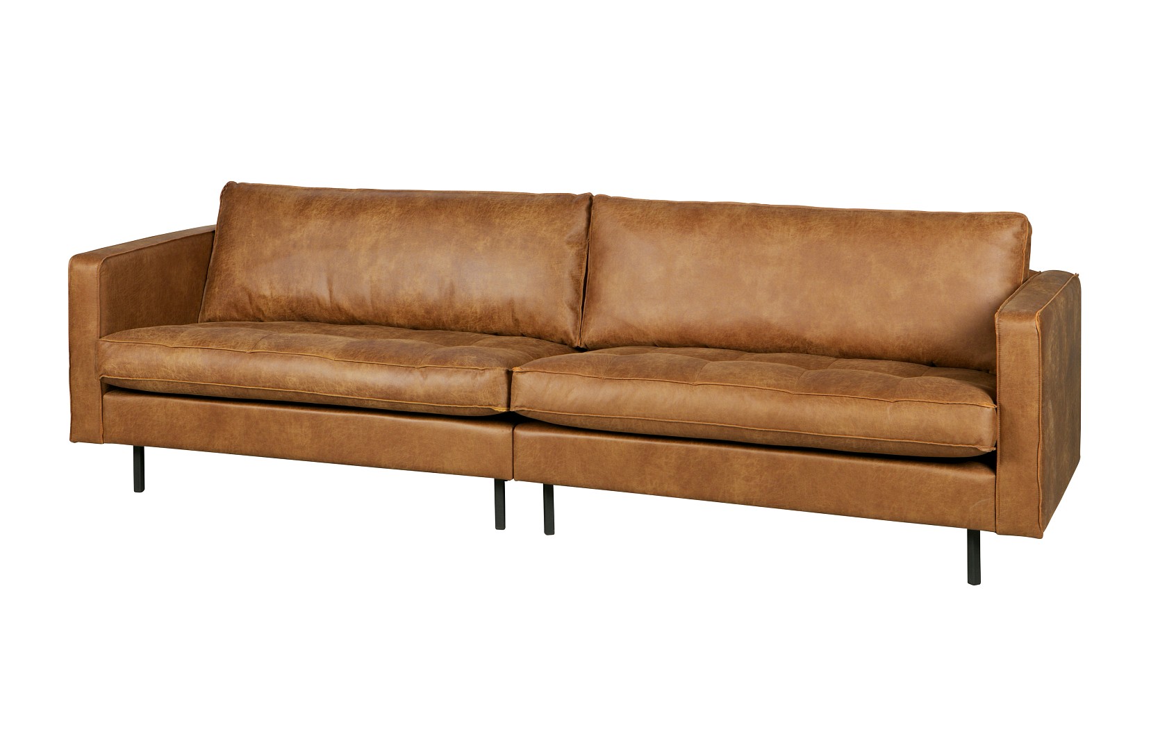 Ledersofa Rodeo Classic Chesterfield 2,5- oder 3-Sitzer Cognac 230/275