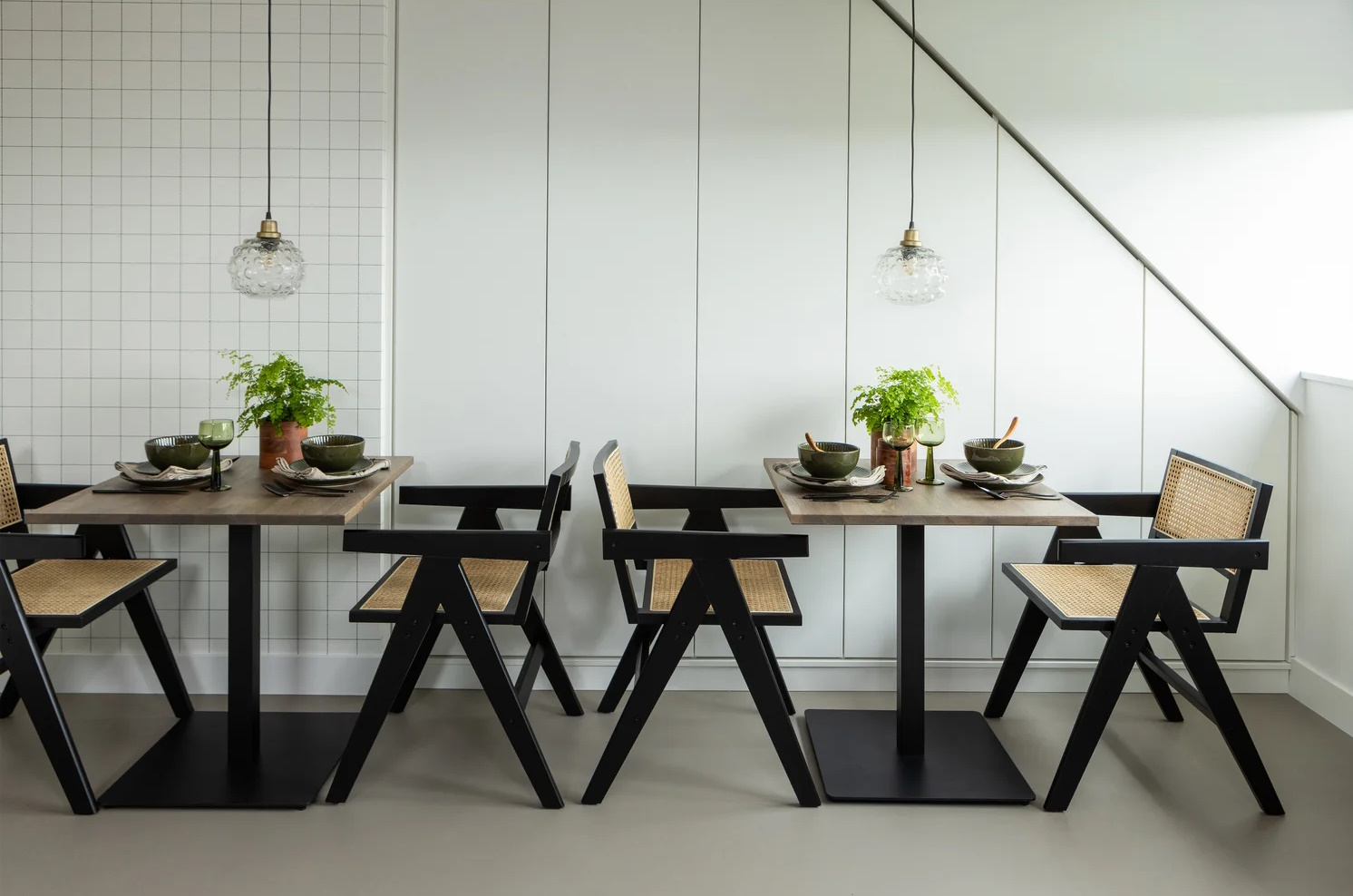 Esstischstuhl Esszimmerstuhl Armlehnstuhl Gunnar Rattan schwarz