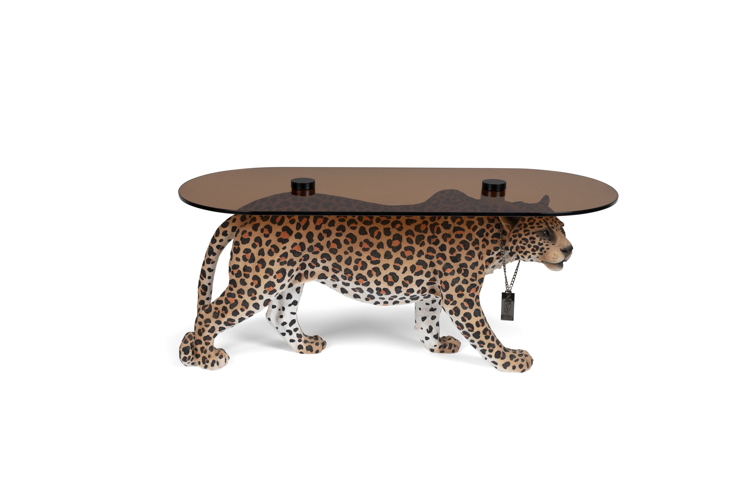 Retro Beistelltisch Couchtisch Dope As Hell Panther Rauchglasplatte Retro Beistelltisch Couchtisch Dope As Hell Panther Rauchglasplatte