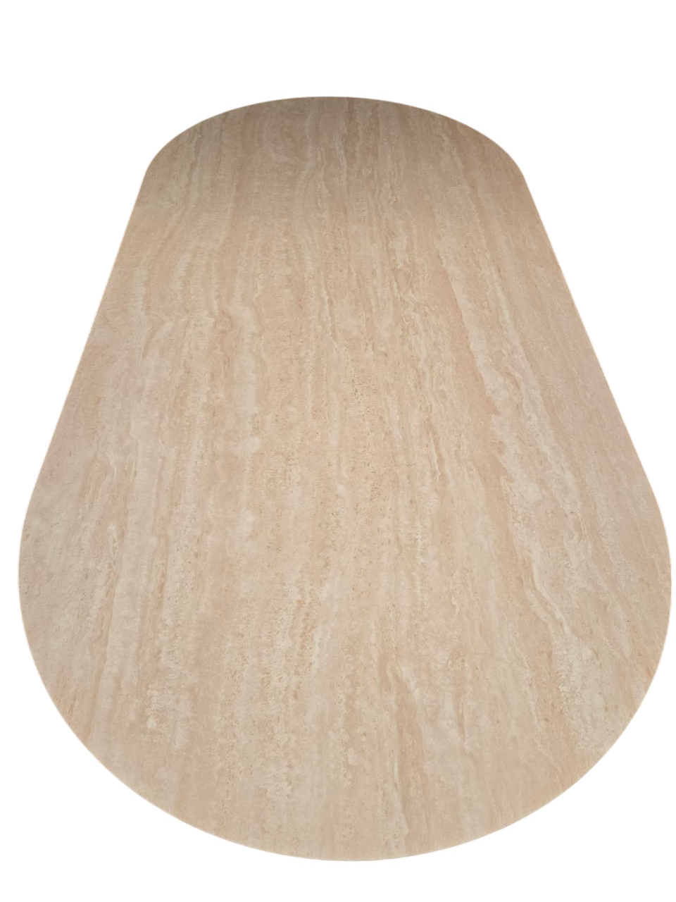 Esstisch Bari Travertin Keramik Metall 160 cm