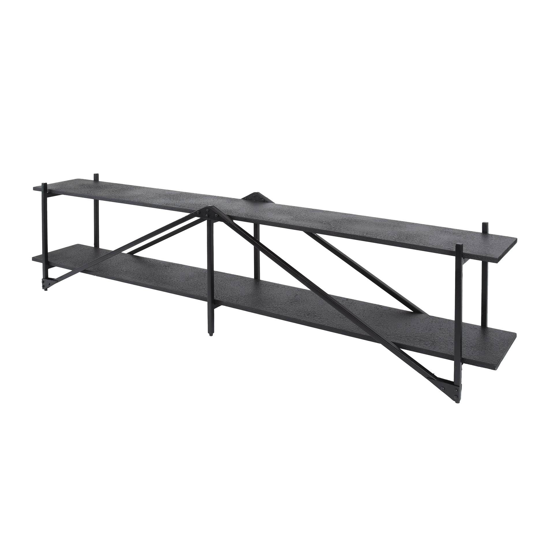 Industrial TV-Board Piega Metall Anthrazit 220 cm Industrial TV-Board Piega Metall Anthrazit 220 cm