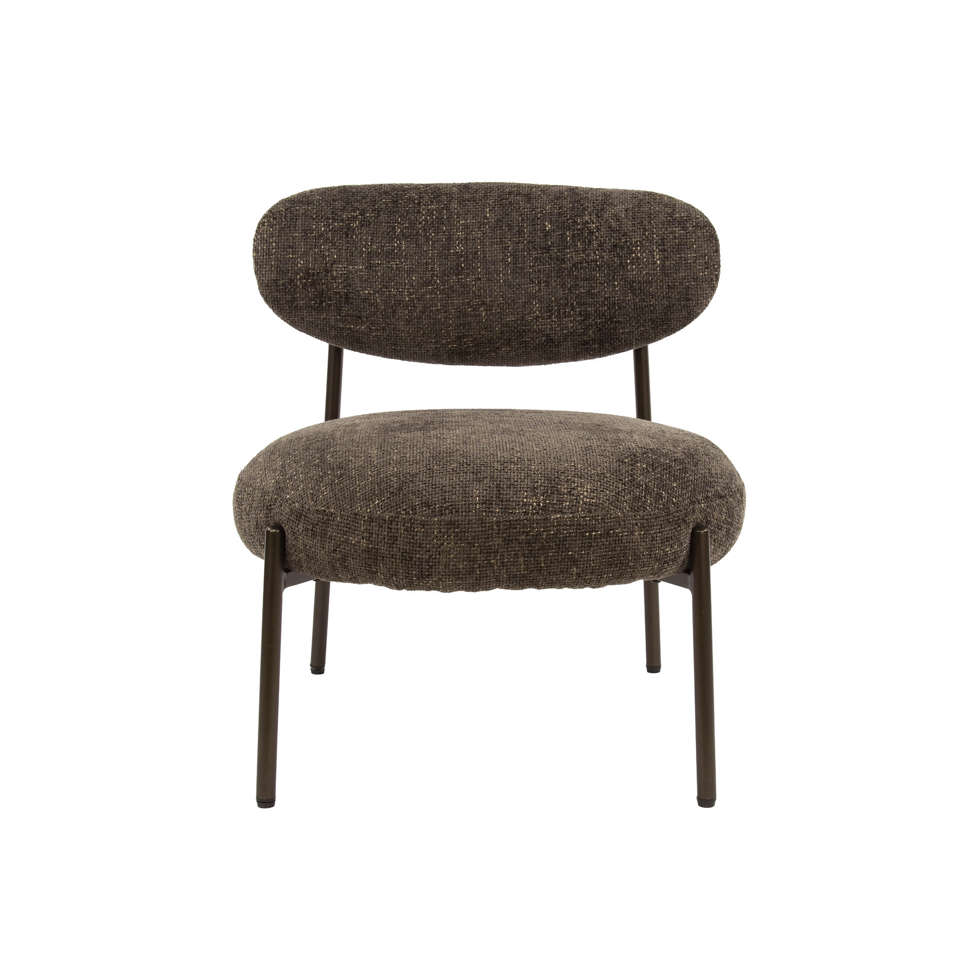 Retro Cocktailsessel Round in Cargo Braun Retro Cocktailsessel Round in Cargo Braun