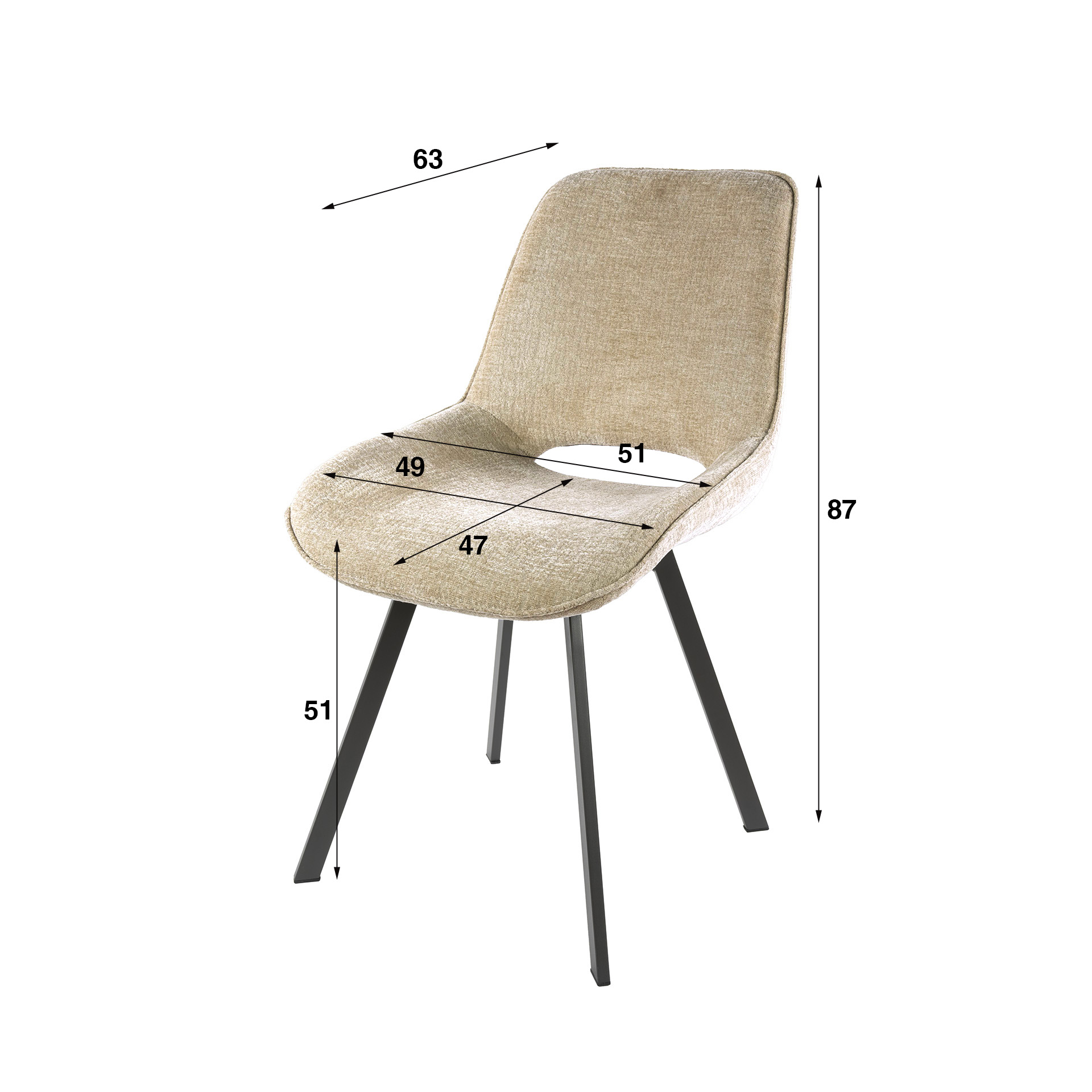 5er Set Essgruppe Half Arch 140 Travertin + 4 Drehstuhl Esszimmerstuhl Swivel