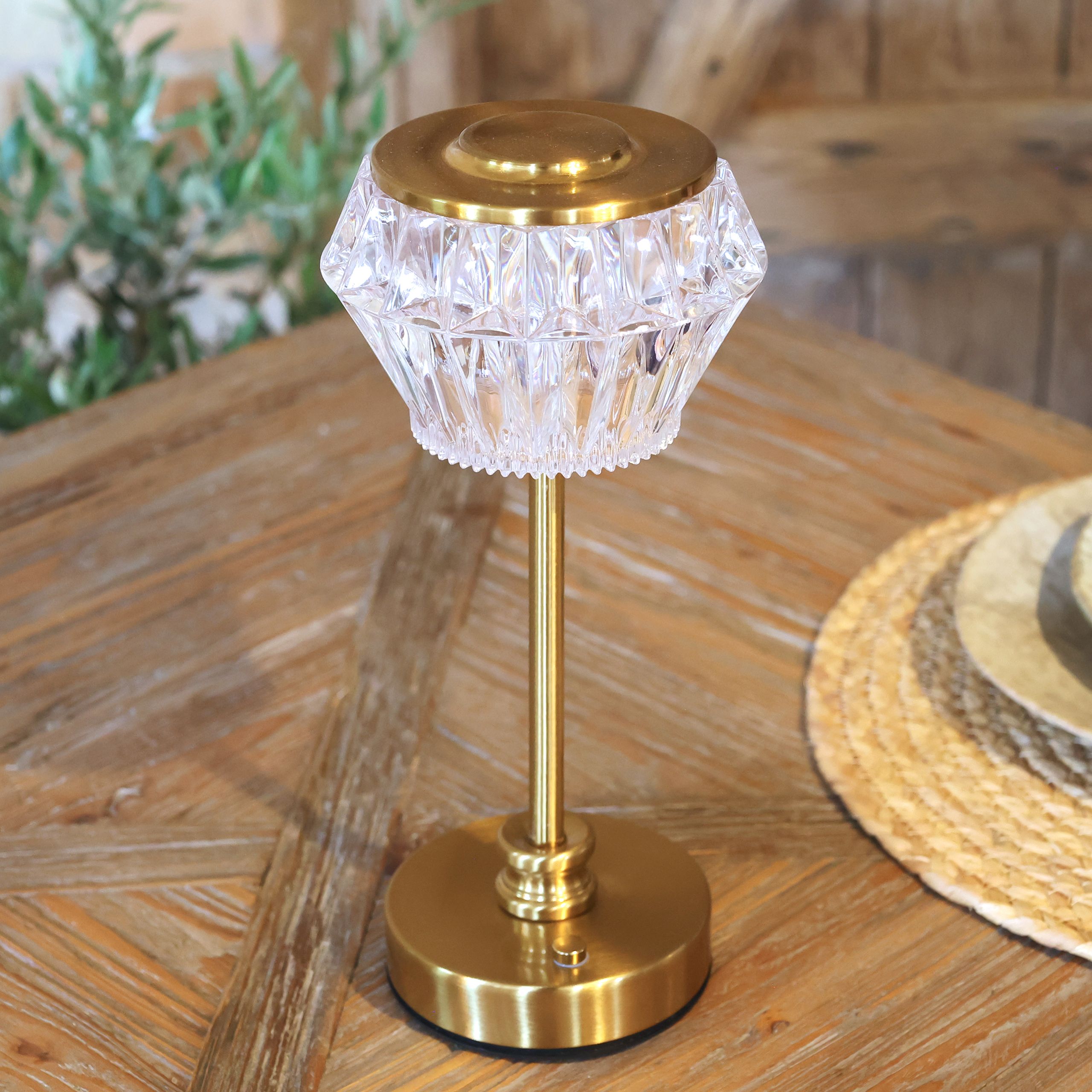 LED-Tischlampe Helios Gold verschiedene Ausführungen
