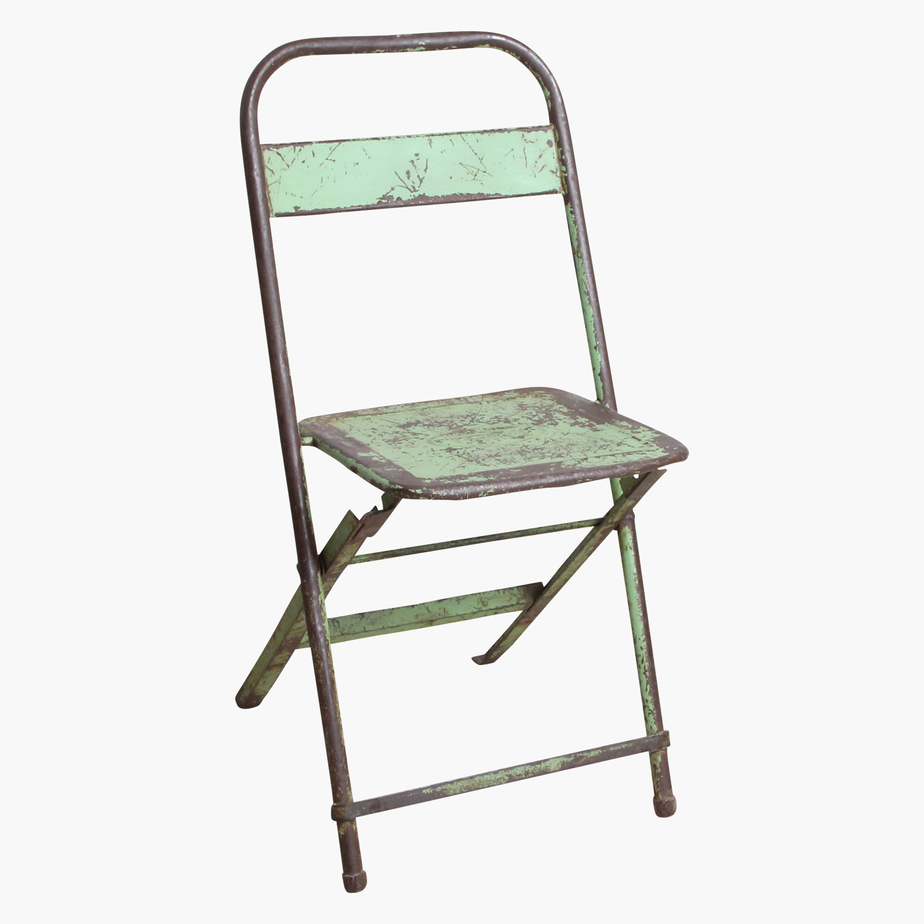Vintage Klappstuhl Easy Balkonstuhl Esszimmerstuhl Hellgrün Outdoor