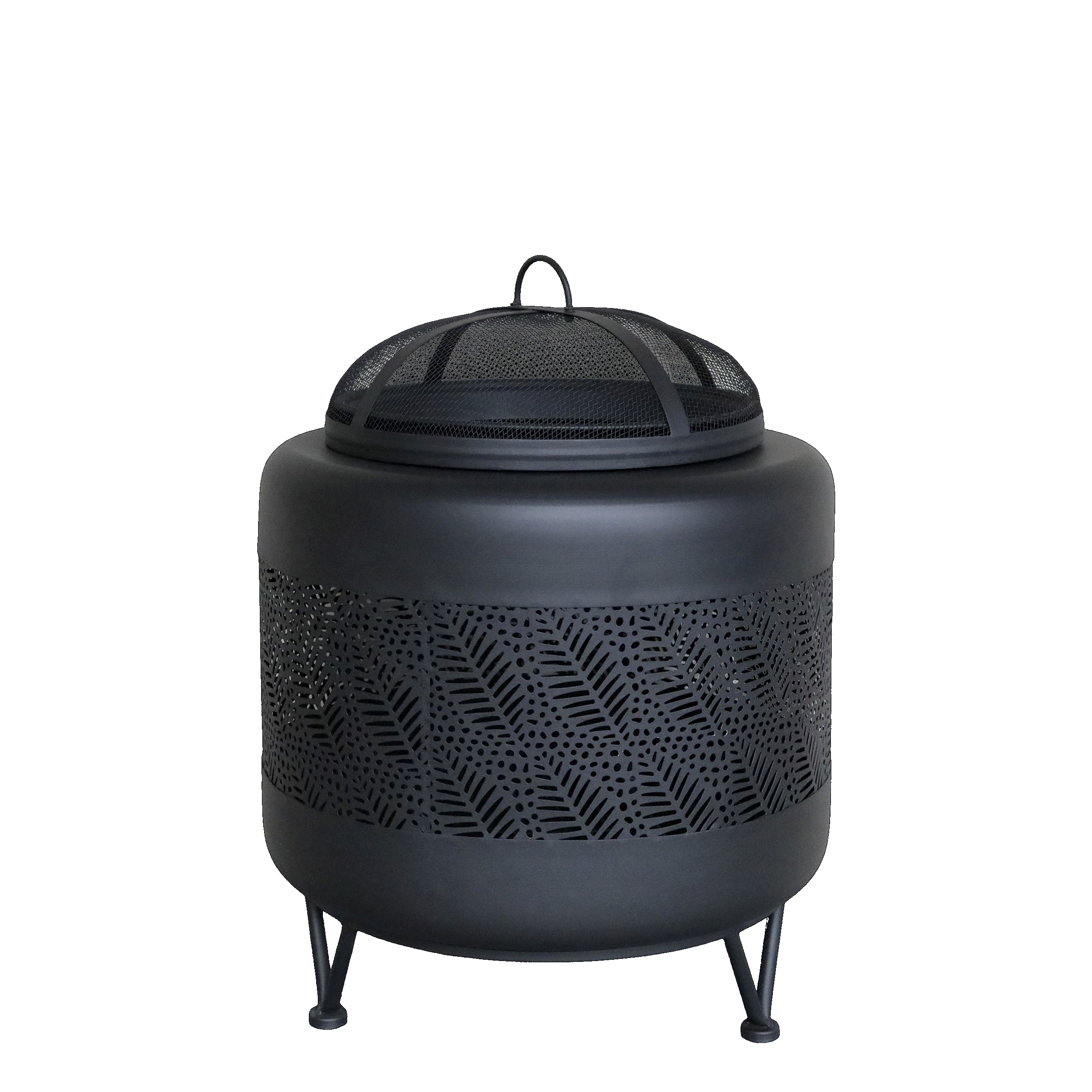 Feuerstelle Outdoorofen Feuerofen Kaminofen Metall Lochstahl