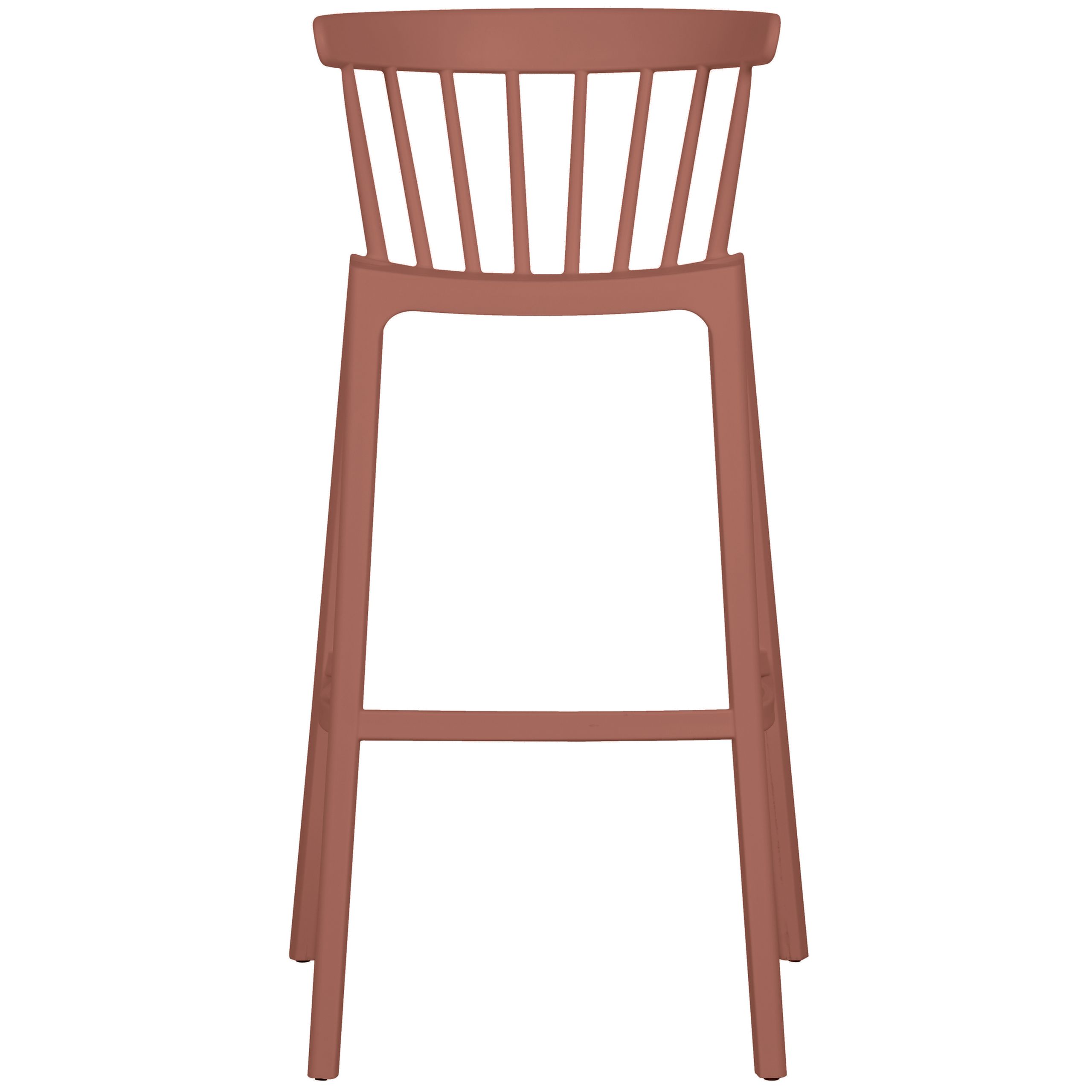 8714713197507_FRONT_1 Barstuhl Barhocker Outdoor Bliss Kunstoff Gastro Taupe Rot Schwarz