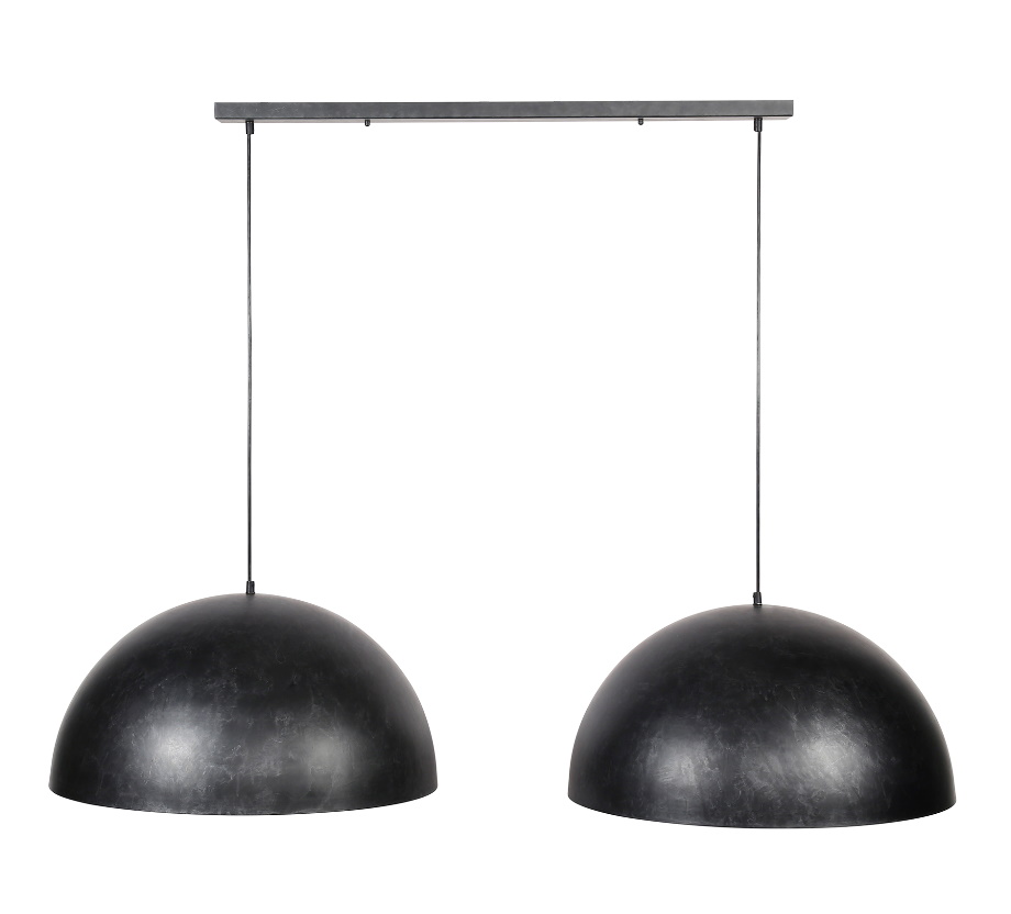 Hängelampe Vintage Dottore Dome Industrial 2 Schirme XL 60 cm