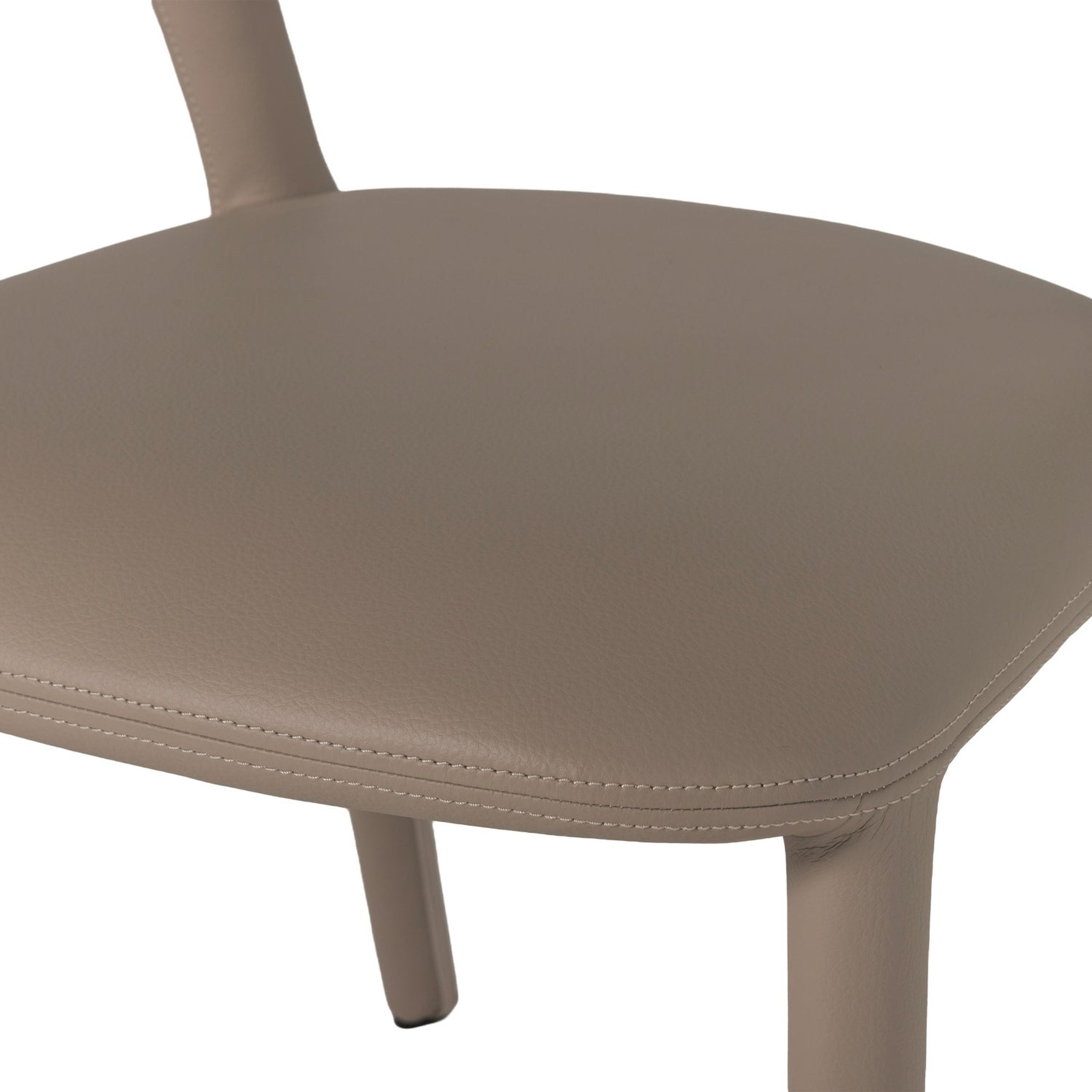 Retro Esszimmerstuhl Lederstuhl Noble Komplettbezug Kunstleder Sand