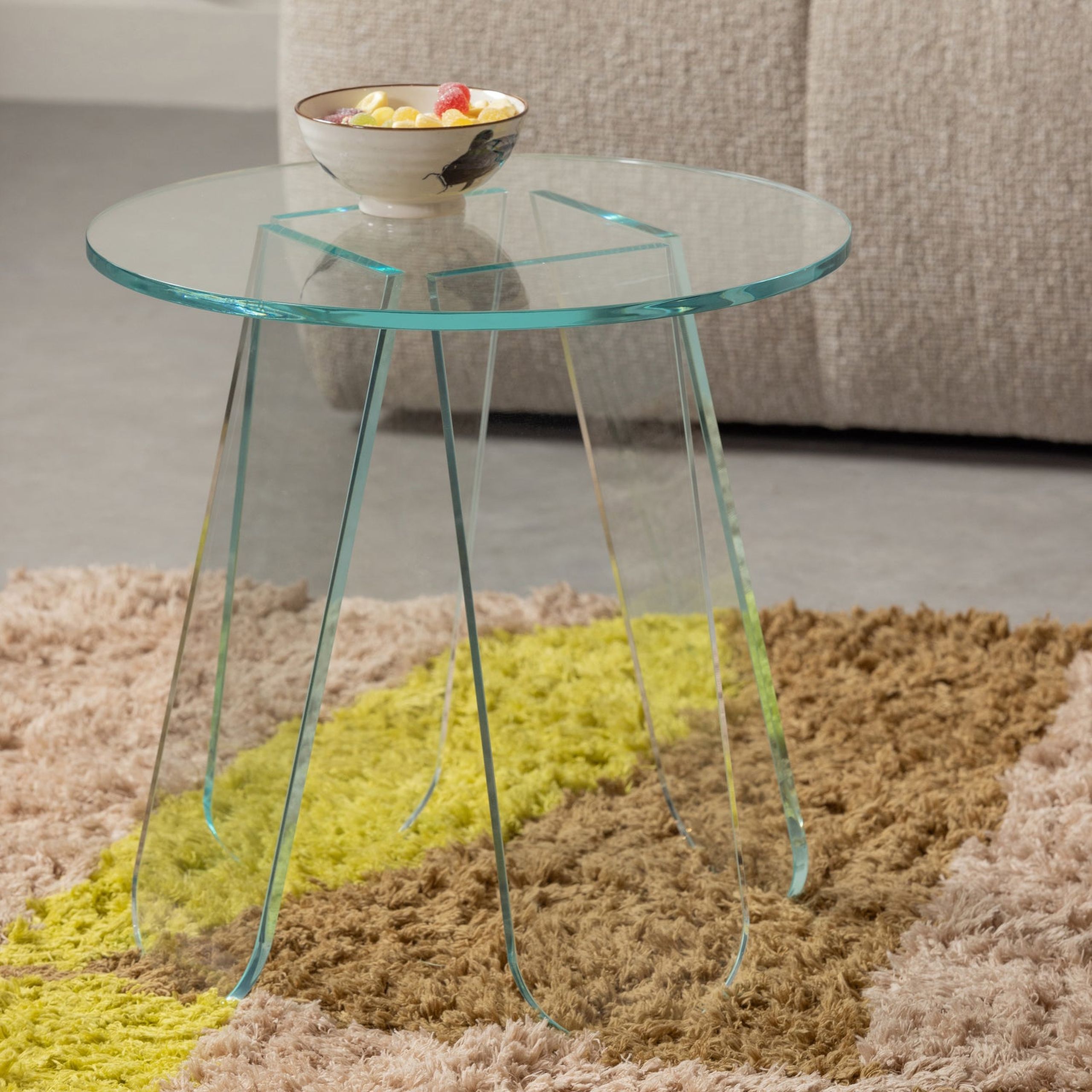 Beistelltisch Couchtisch Acryl Transparent Walt In/Outdoor