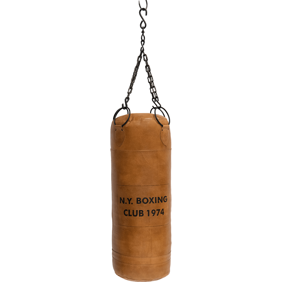 MA1214-2 Retro Boxsack Tyson aus Leder Vintage Look