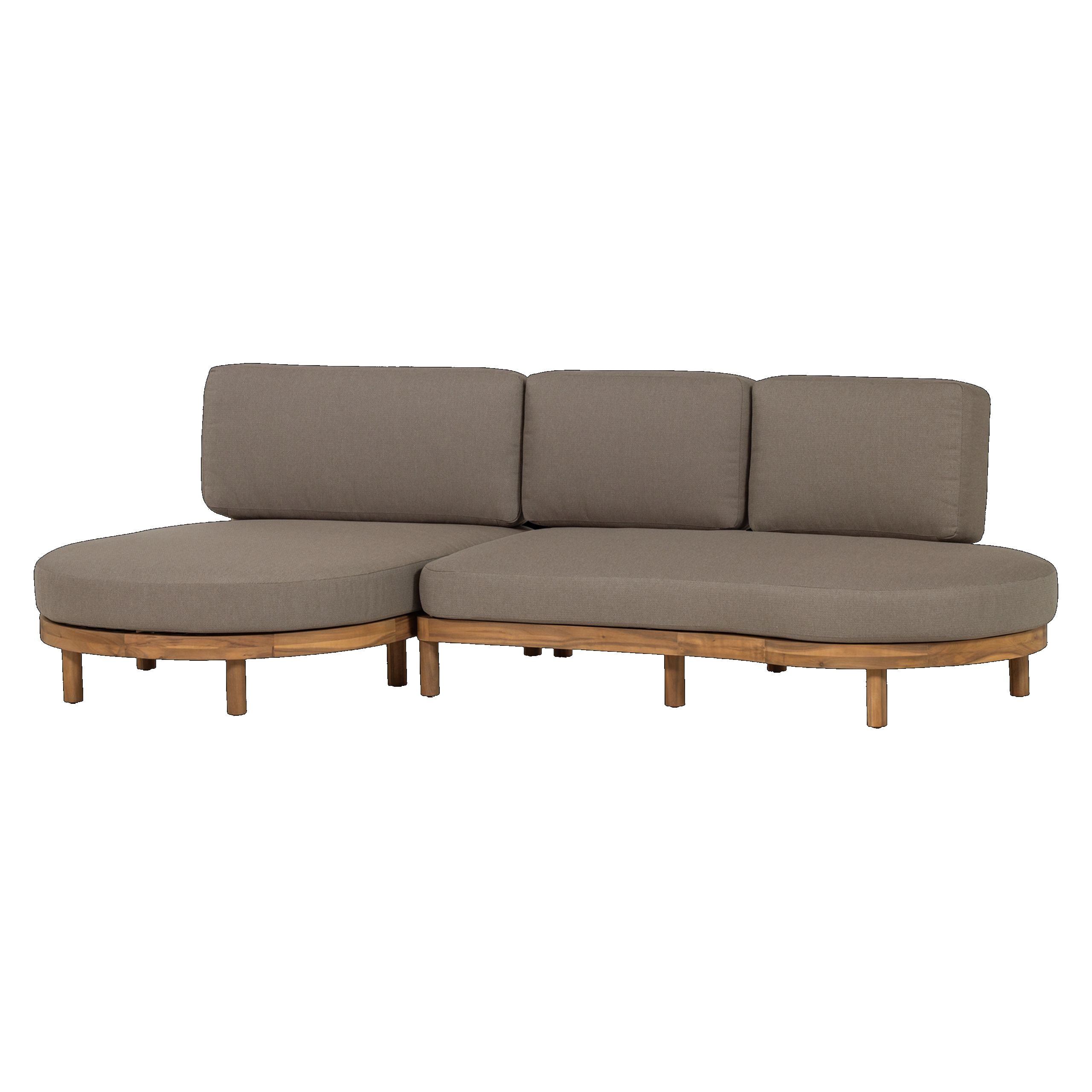 Outdoor Gartenlounge Gartensofa 4-Sitzer Zinto links 300 cm