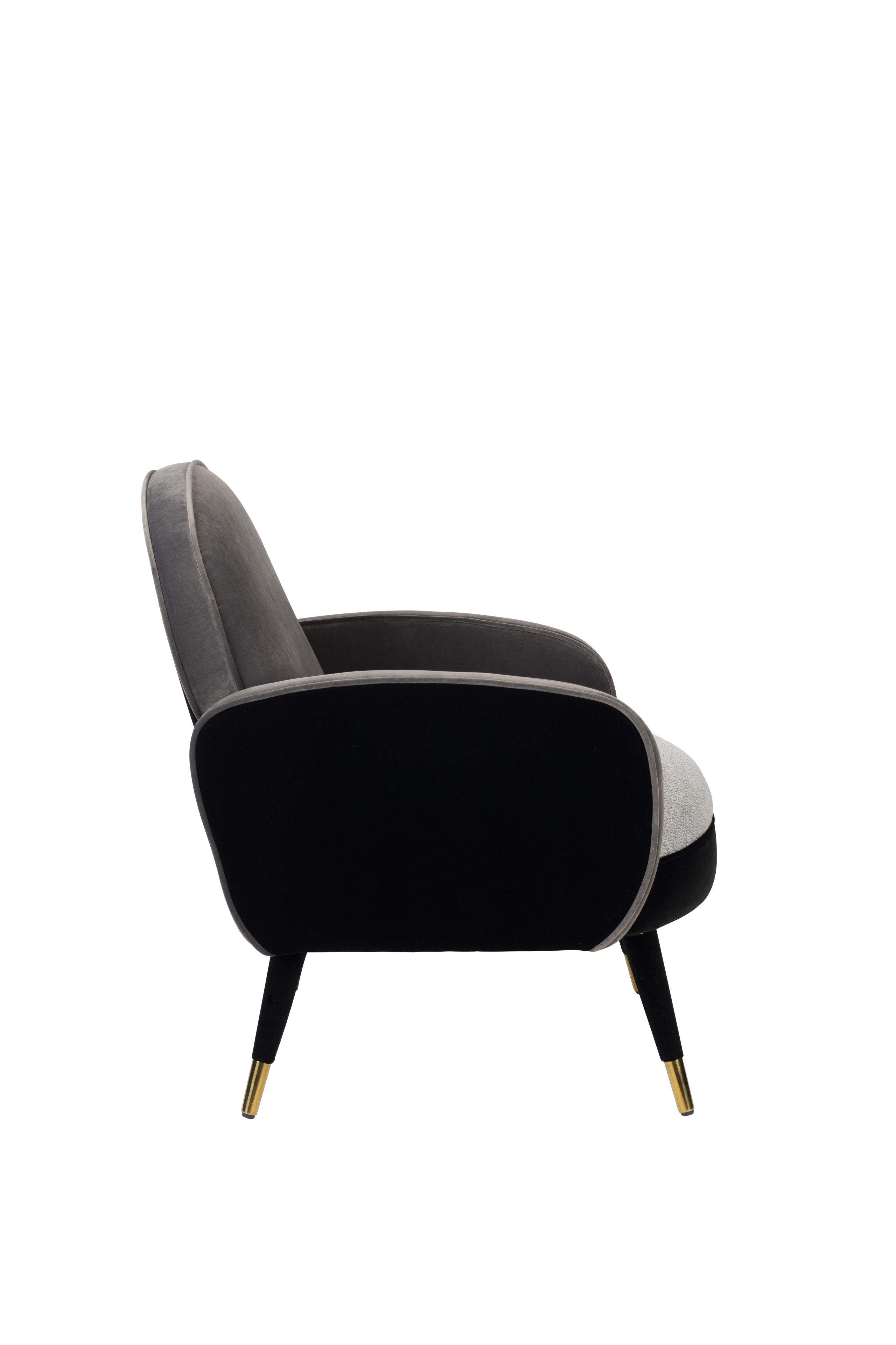 Retro Sessel Cocktailsessel Sam Rosa Schwarz Lounger