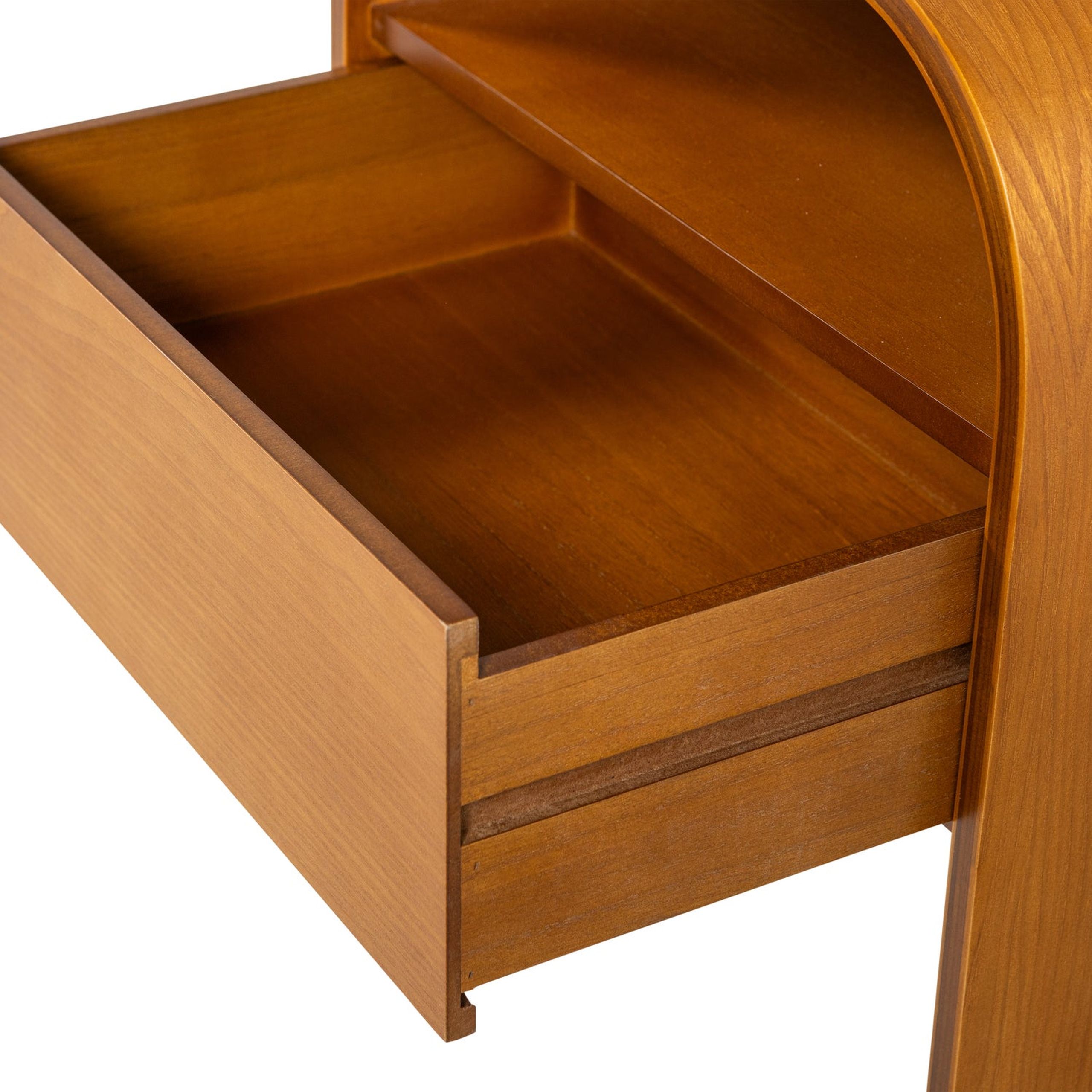 Retro Nachttisch Momo abgerundet stehend