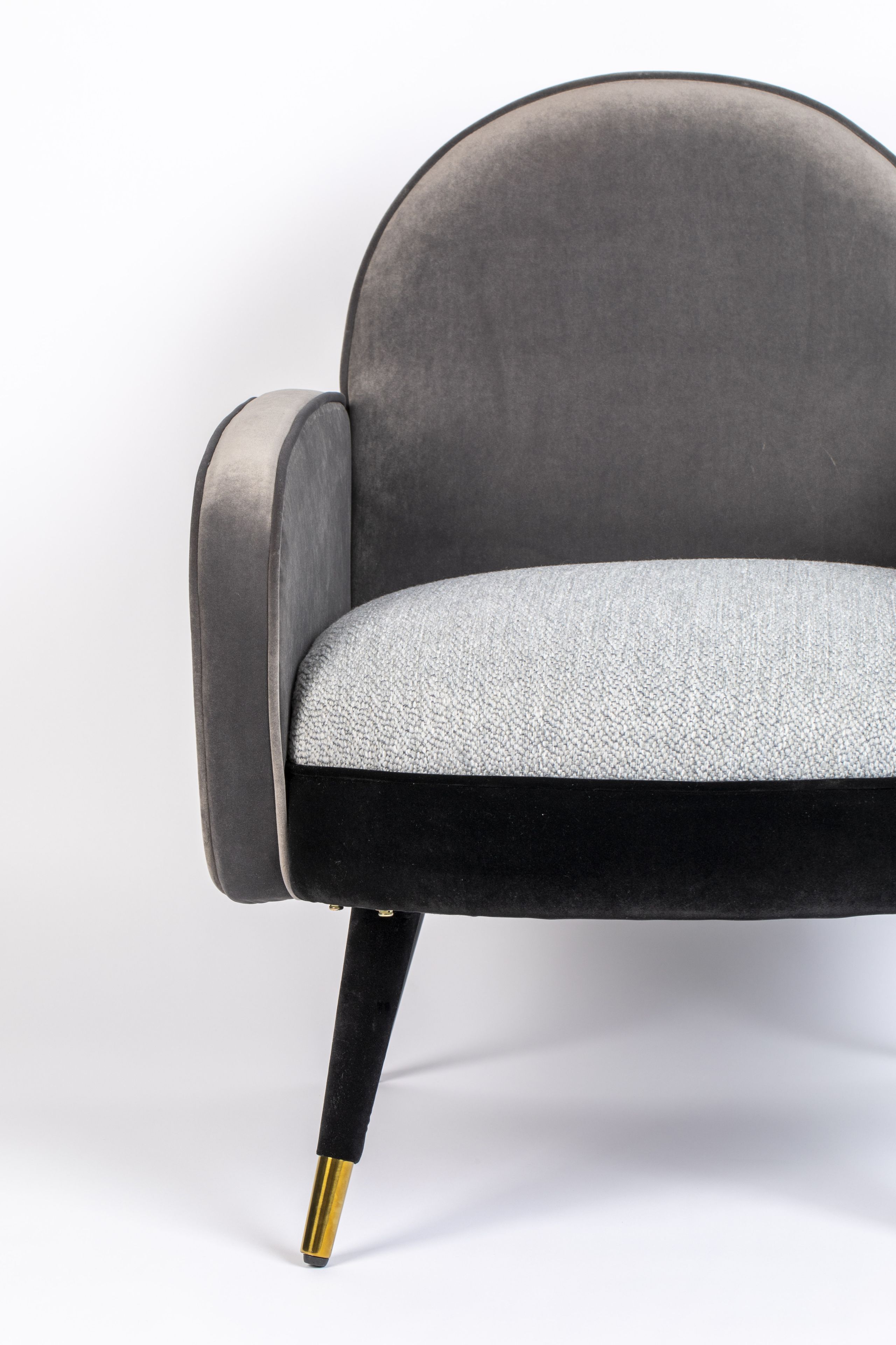 3100137_5 Retro Sessel Cocktailsessel SAM Schwarz Lounger
