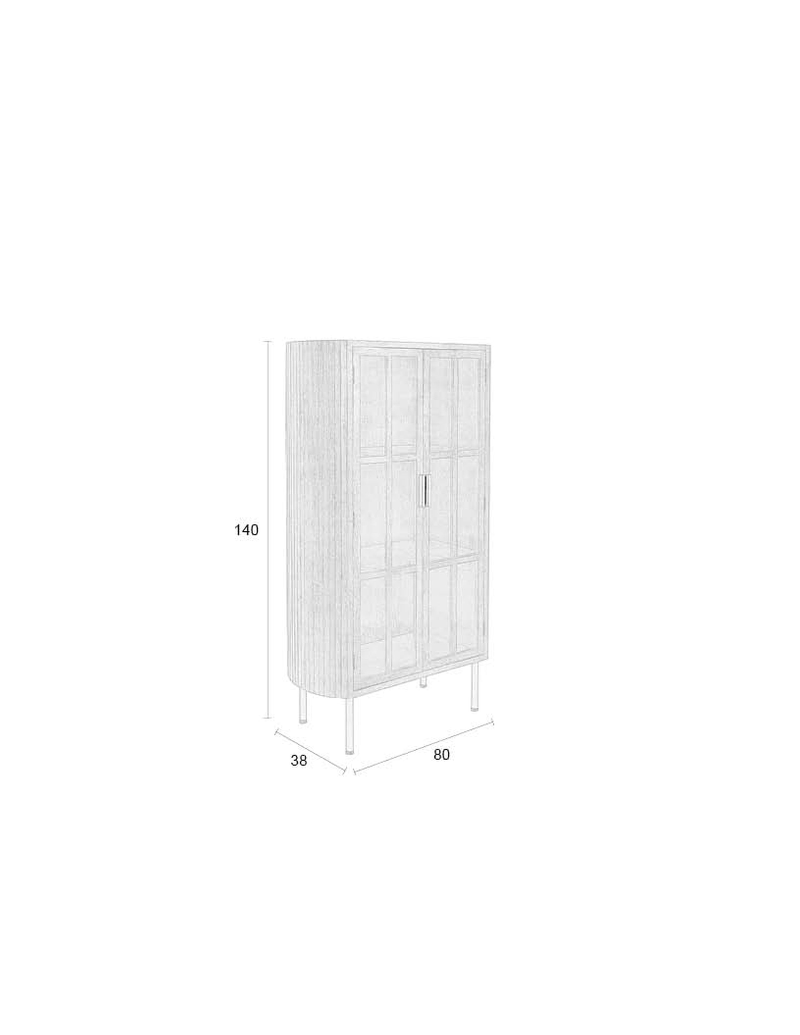 Retro Vitrine Schrank Yaz Oval Sprossenverglasung Retro Vitrine Schrank Yaz Oval Sprossenverglasung