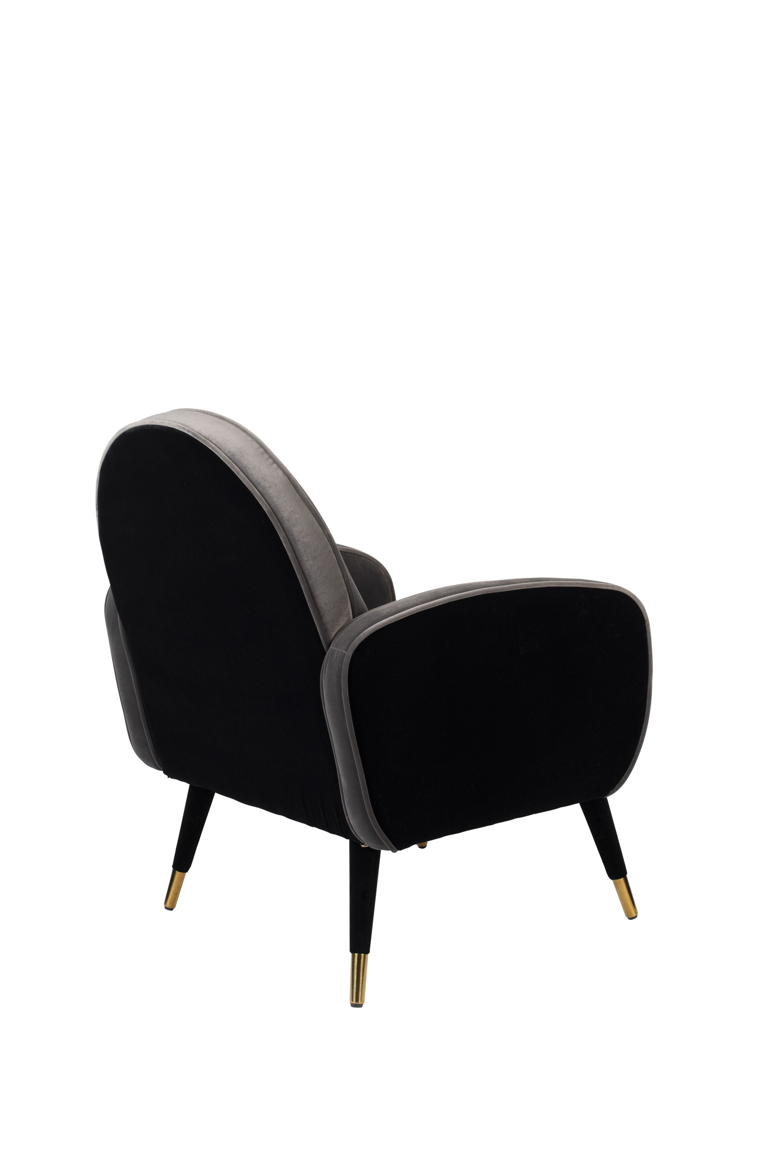 3100137_2 Retro Sessel Cocktailsessel SAM Schwarz Lounger