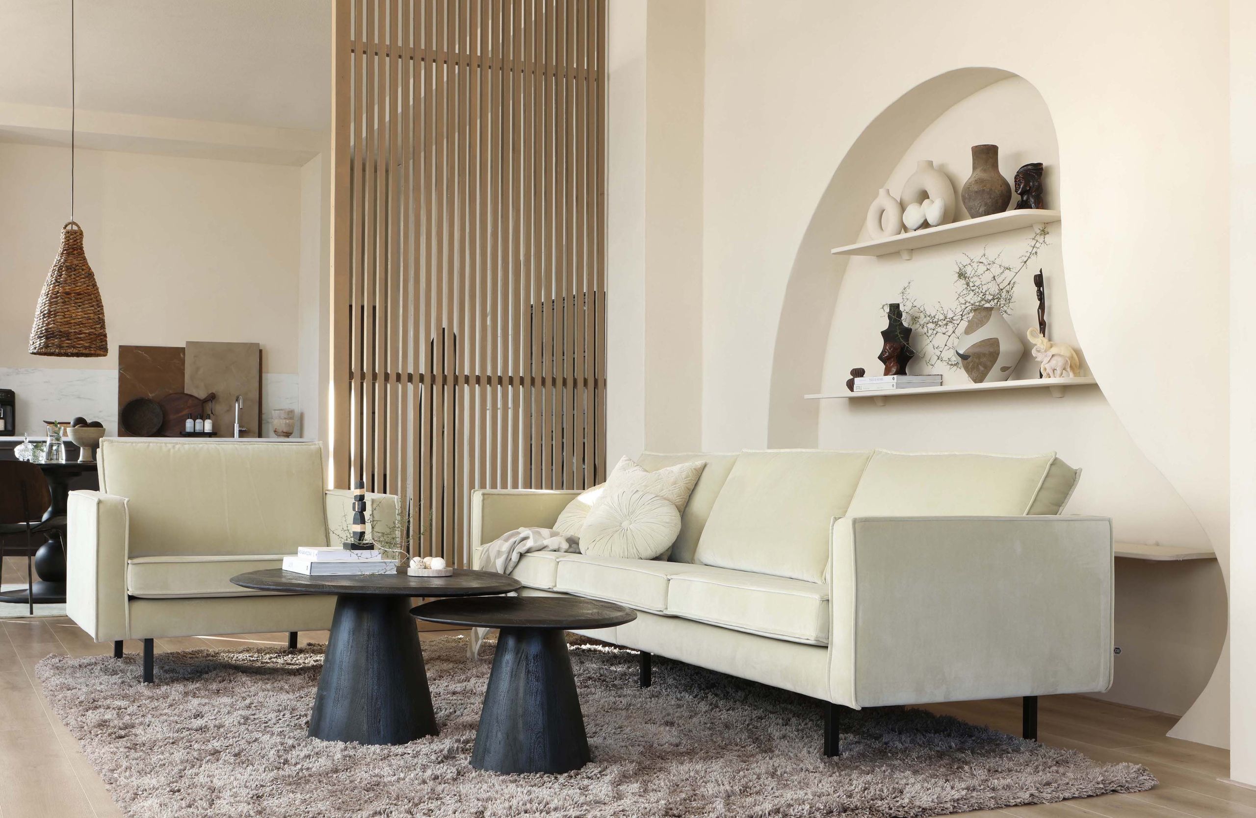 8714713166367_3 Retro Samtsofa Rodeo 3-Sitzer Pistazie